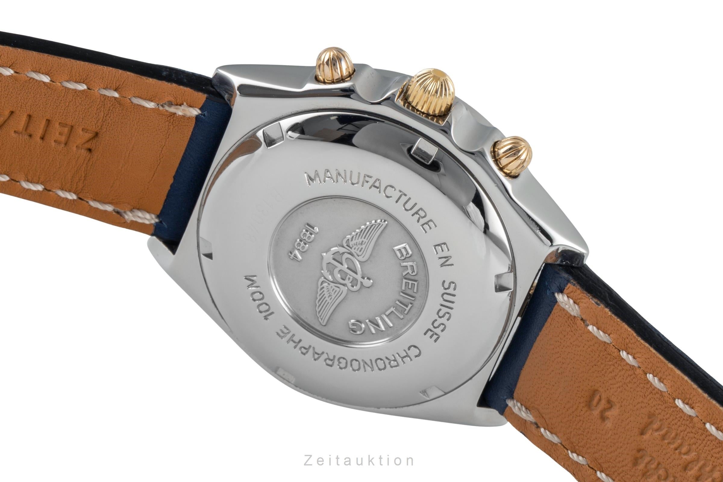 Breitling Chronomat chronograph steel / gold automatic men's watch B13048  [2600215]