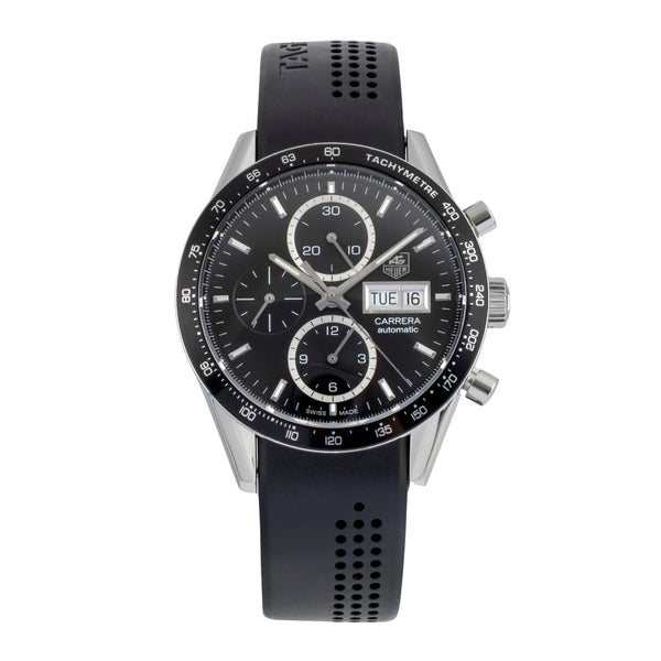 Tag Heuer Carrera chronograph steel automatic men's watch CV201AG LP: 7950EUR  [2600217]