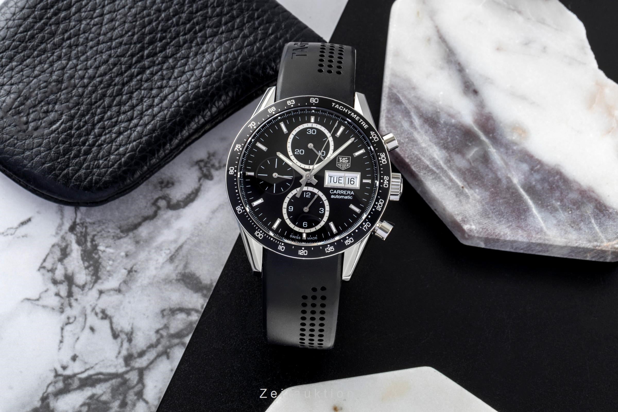 Tag Heuer Carrera chronograph steel automatic men's watch CV201AG LP: 7950EUR  [2600217]