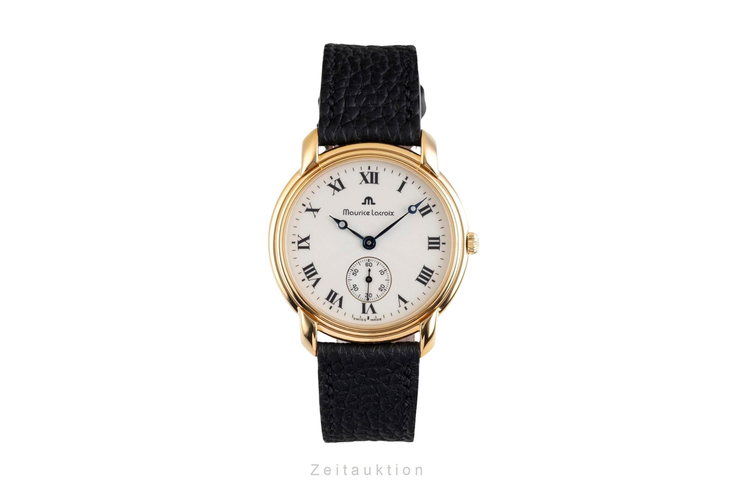 Maurice Lacroix Mecanique laiton doré à remontage manuel montre pour hommes 4905  [2600220]