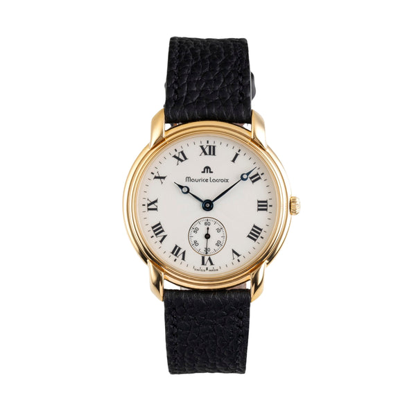 Maurice Lacroix Mecanique laiton doré à remontage manuel montre pour hommes 4905  [2600220]