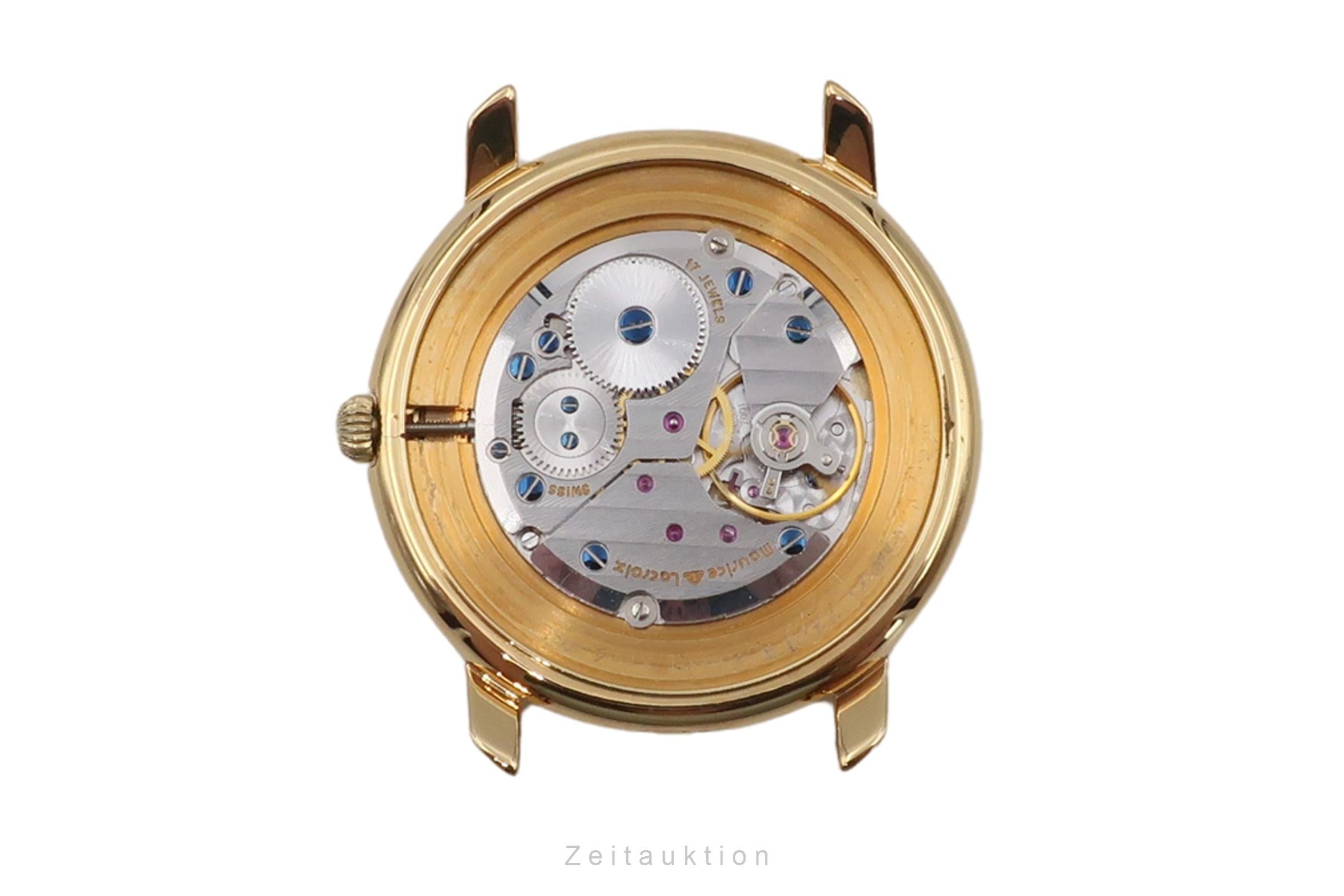 Maurice Lacroix Mecanique laiton doré à remontage manuel montre pour hommes 4905  [2600220]