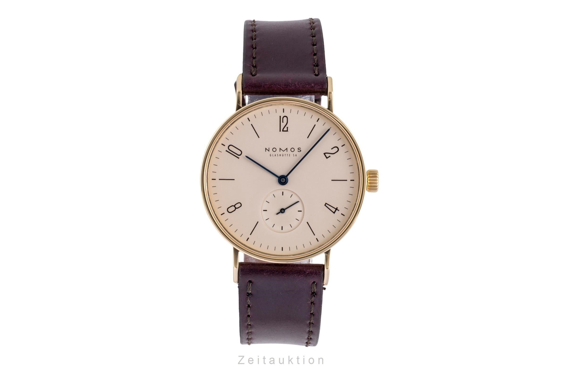 Nomos Tangente oro de 18 quilates cuerda manual unisex Tangente Gold  [2600223]