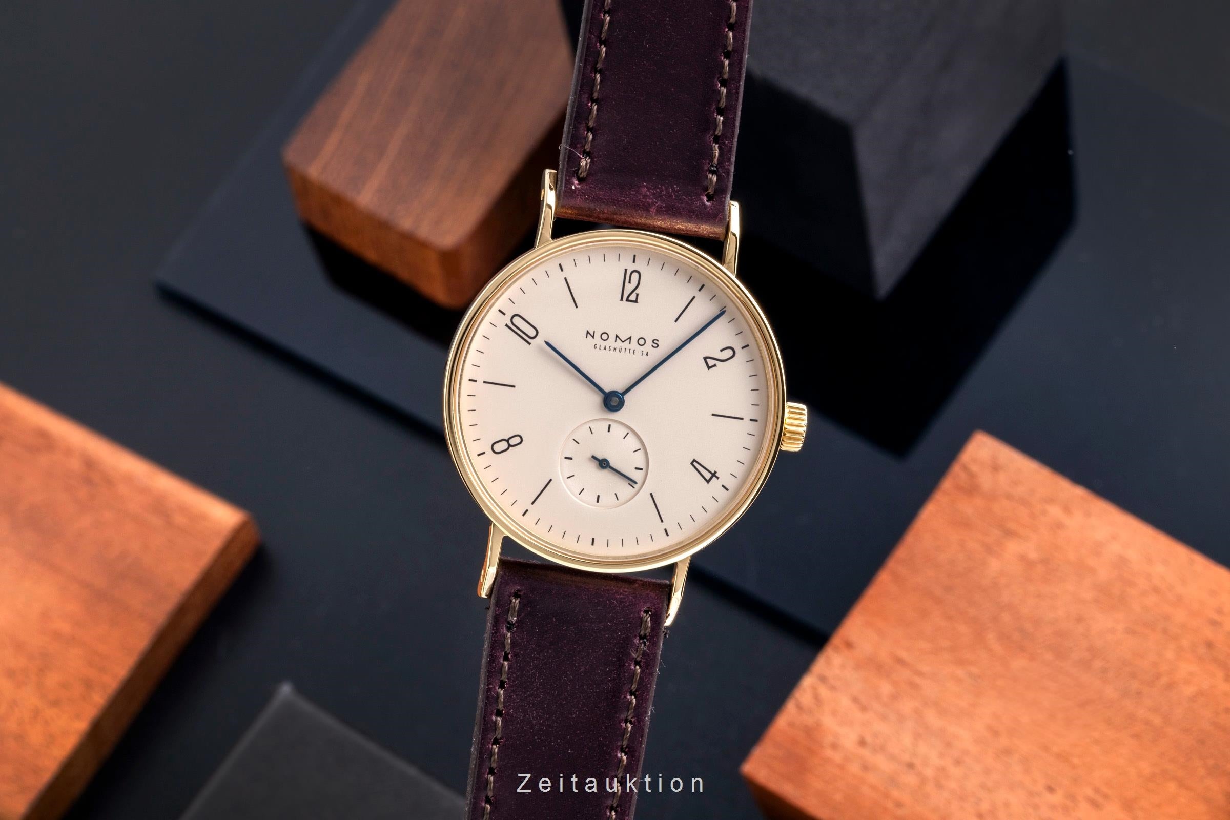 Nomos Tangente 18k (0,750) Gold Handaufzug unisex Tangente Gold Klassiker [2600223]