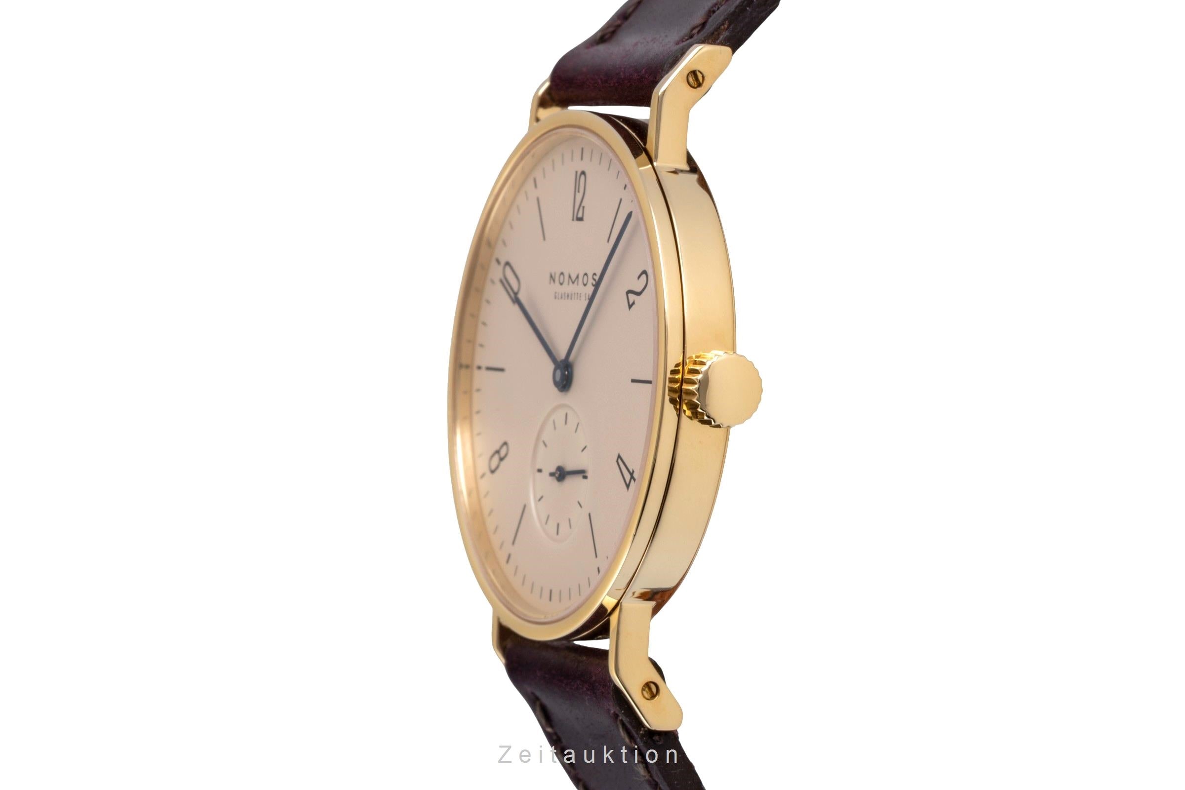 Nomos Tangente oro de 18 quilates cuerda manual unisex Tangente Gold  [2600223]