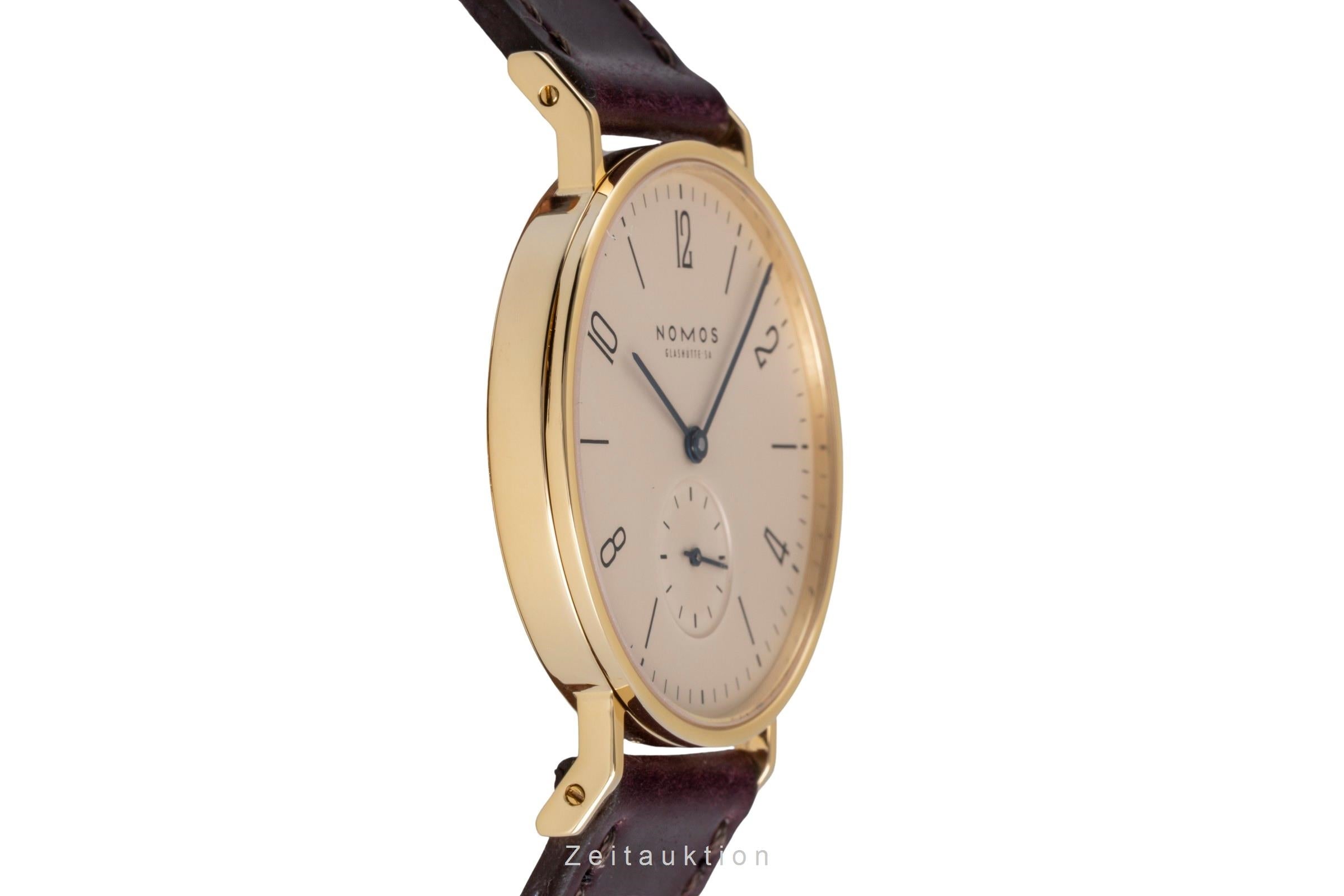 Nomos Tangente oro de 18 quilates cuerda manual unisex Tangente Gold  [2600223]