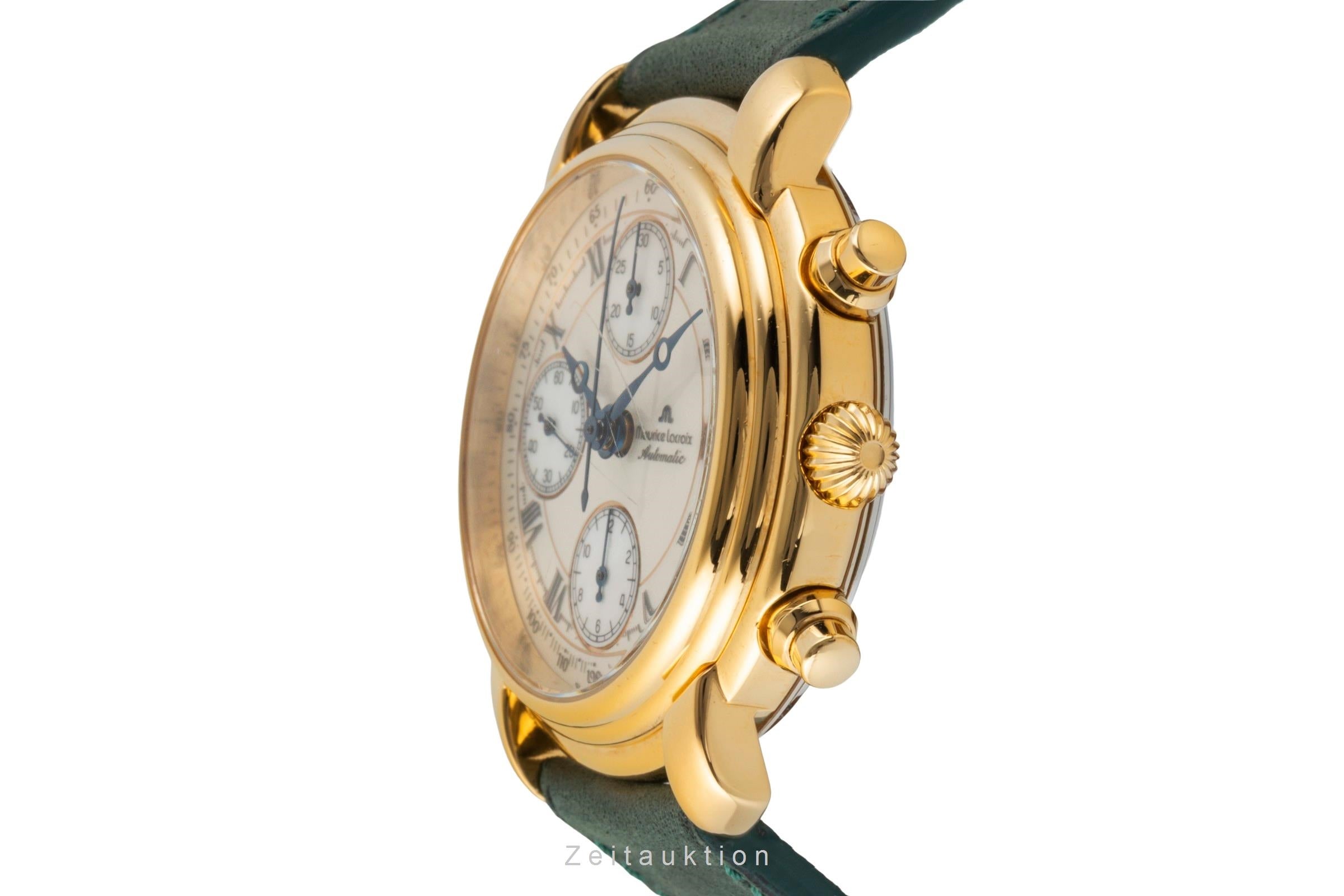 Maurice Lacroix Croneo chronograph gilt-brass automatic men's watch 03274-4311  [2600226]
