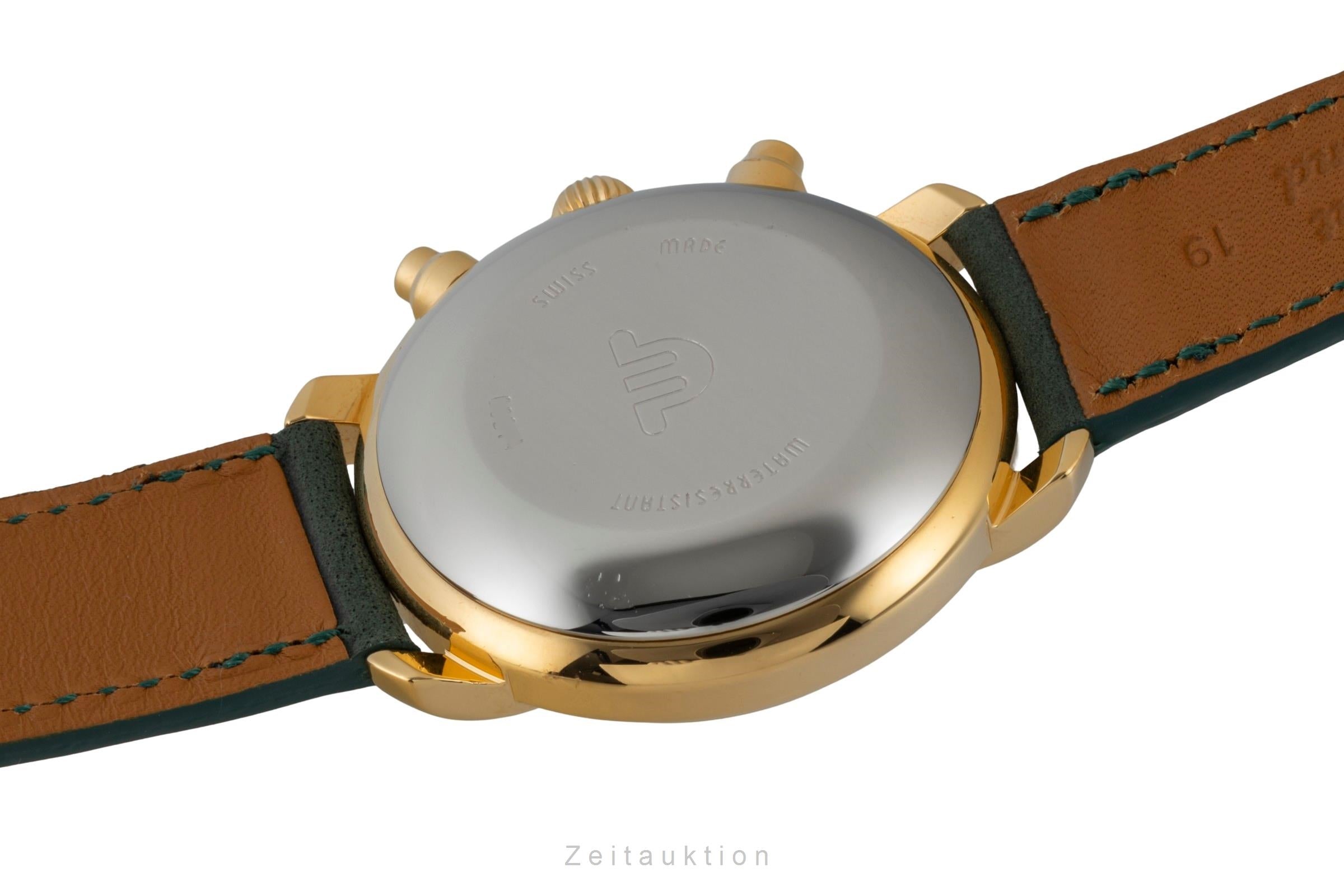 Maurice Lacroix Croneo chronograph gilt-brass automatic men's watch 03274-4311  [2600226]