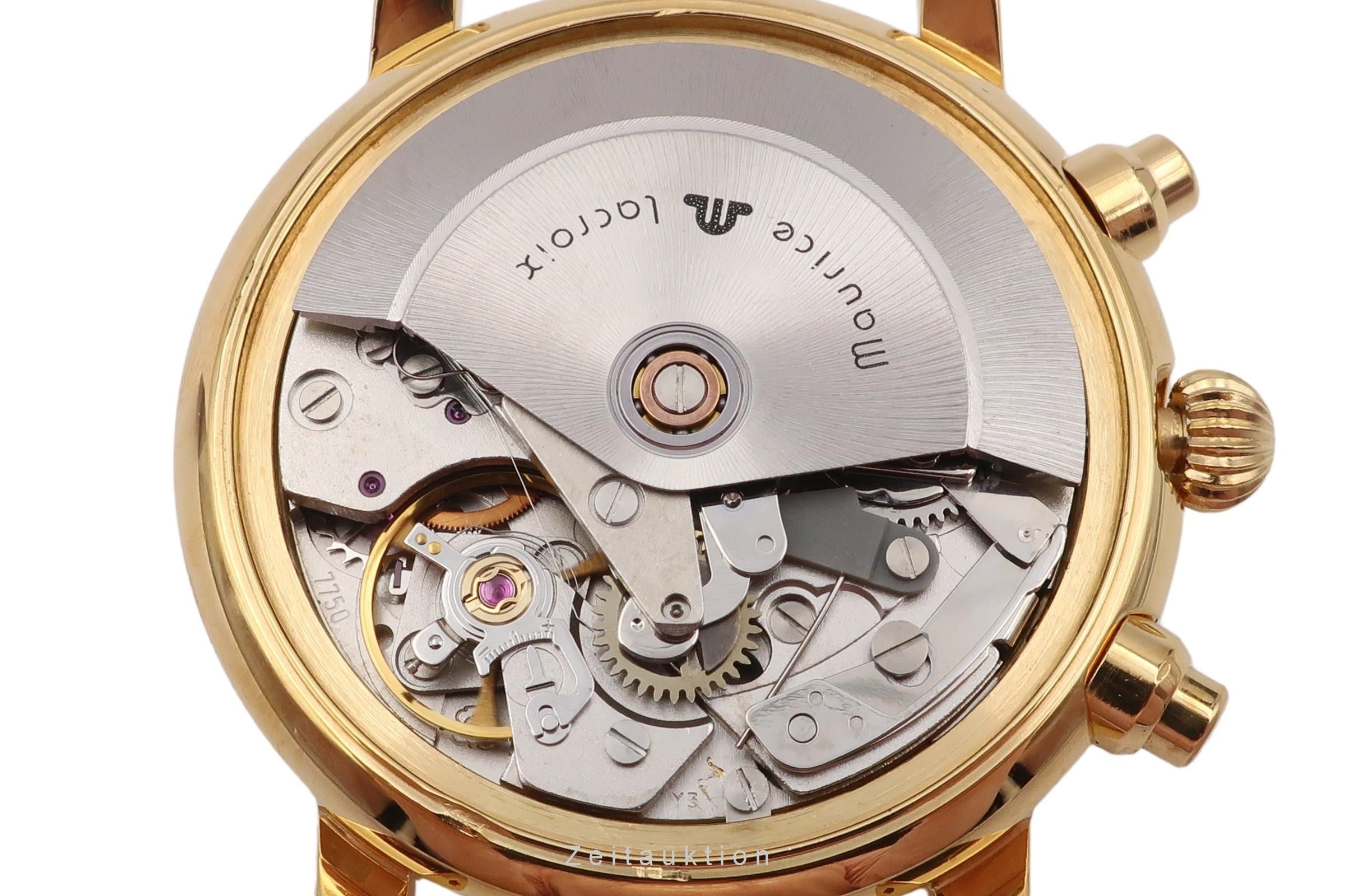 Maurice Lacroix Croneo chronograph gilt-brass automatic Ref. 03274