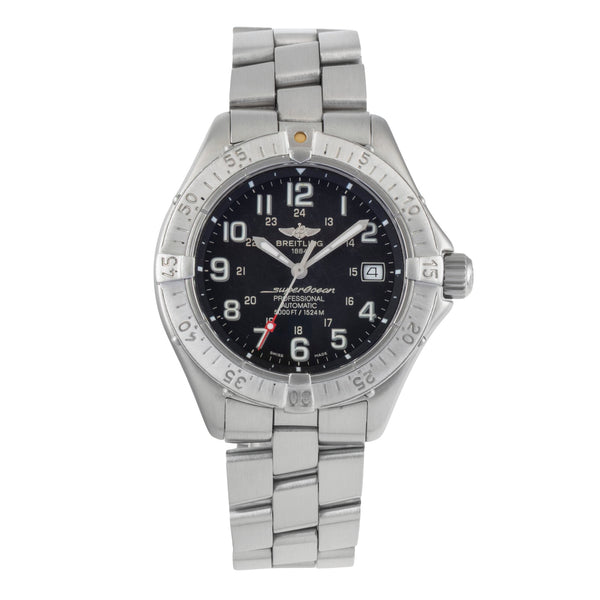 Breitling Superocean steel automatic men's watch A17345  [2600228]