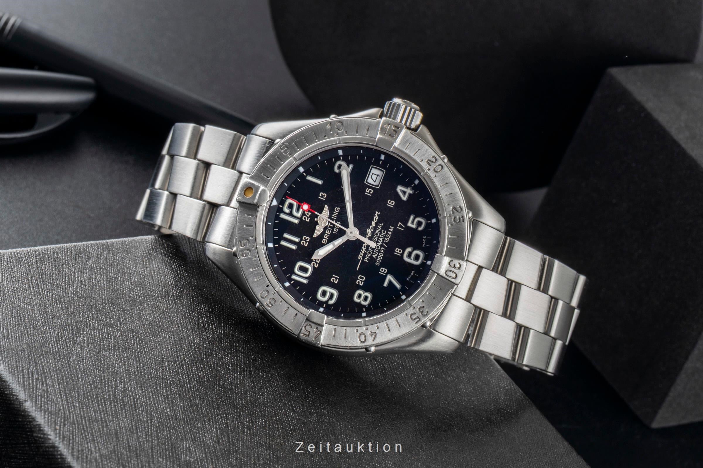 Breitling Superocean steel automatic men's watch A17345  [2600228]