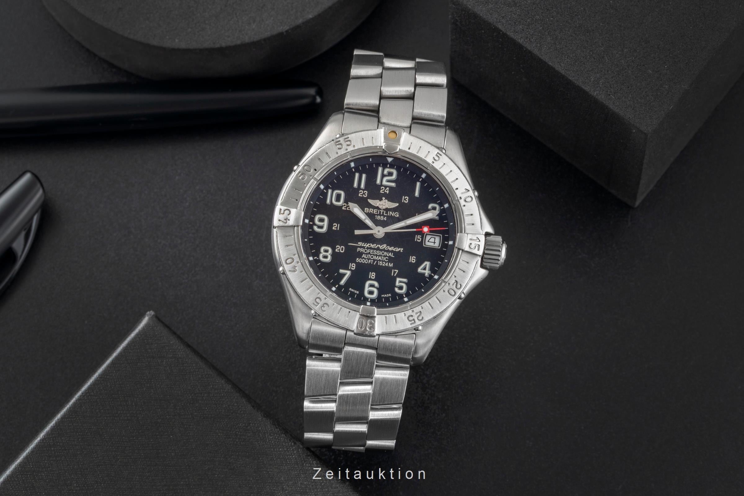 Breitling Superocean steel automatic men's watch A17345  [2600228]