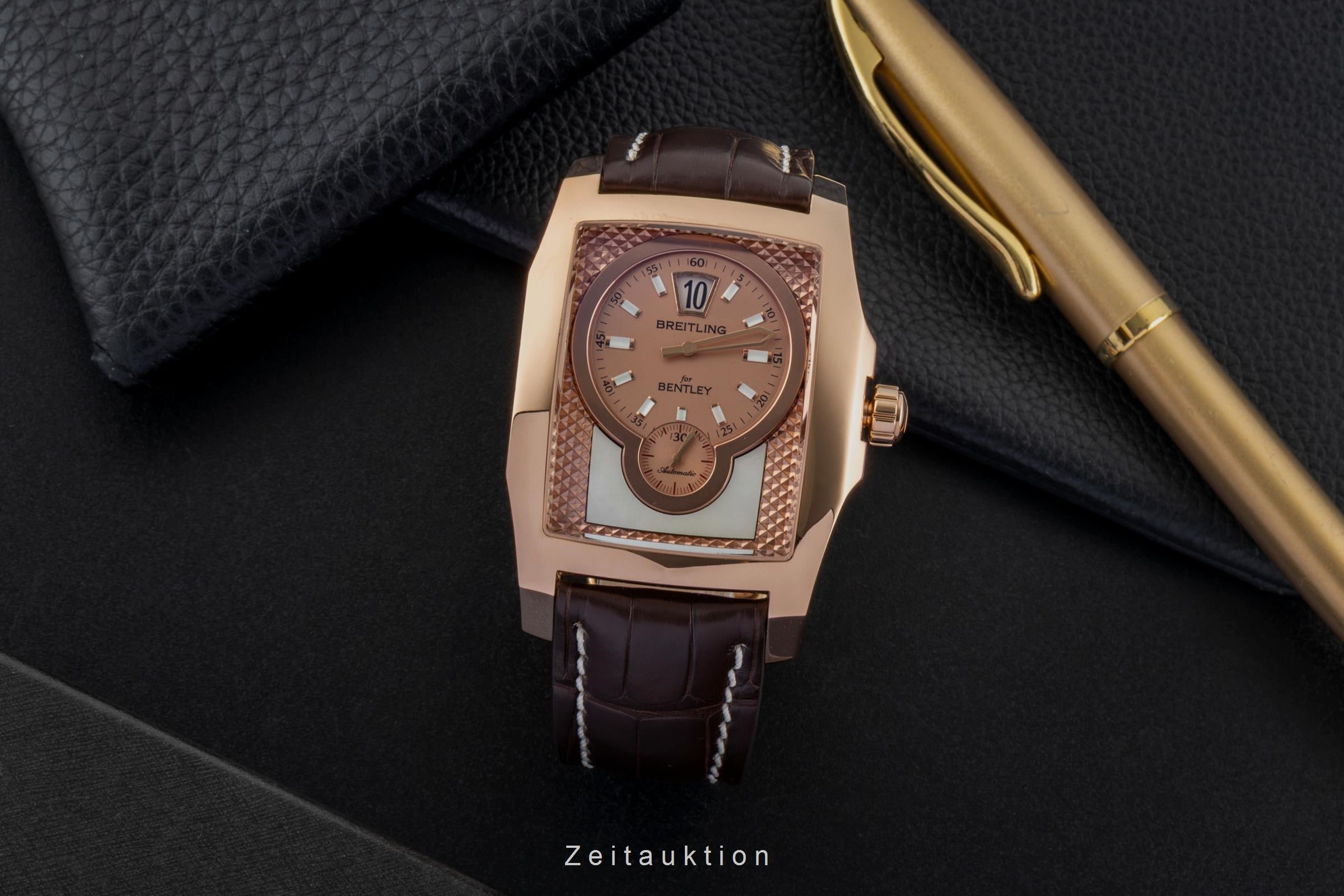Breitling Bentley Flying B 18 ct red gold automatic Kal. B28 Ref