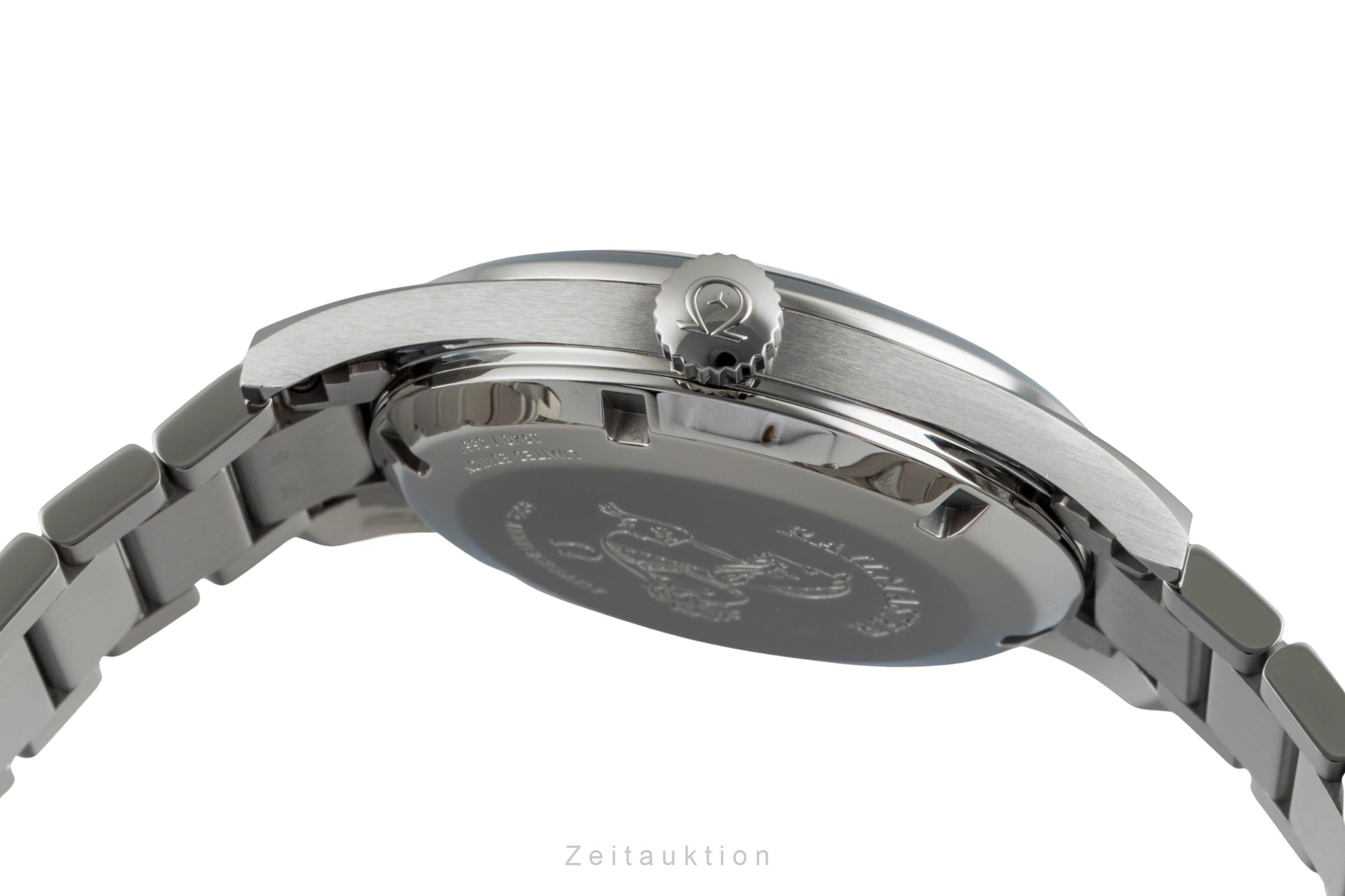 Omega Railmaster Stahl Automatik Herrenuhr Ref. 220.10.38.20.01.002 B&P 2019 [2600235]