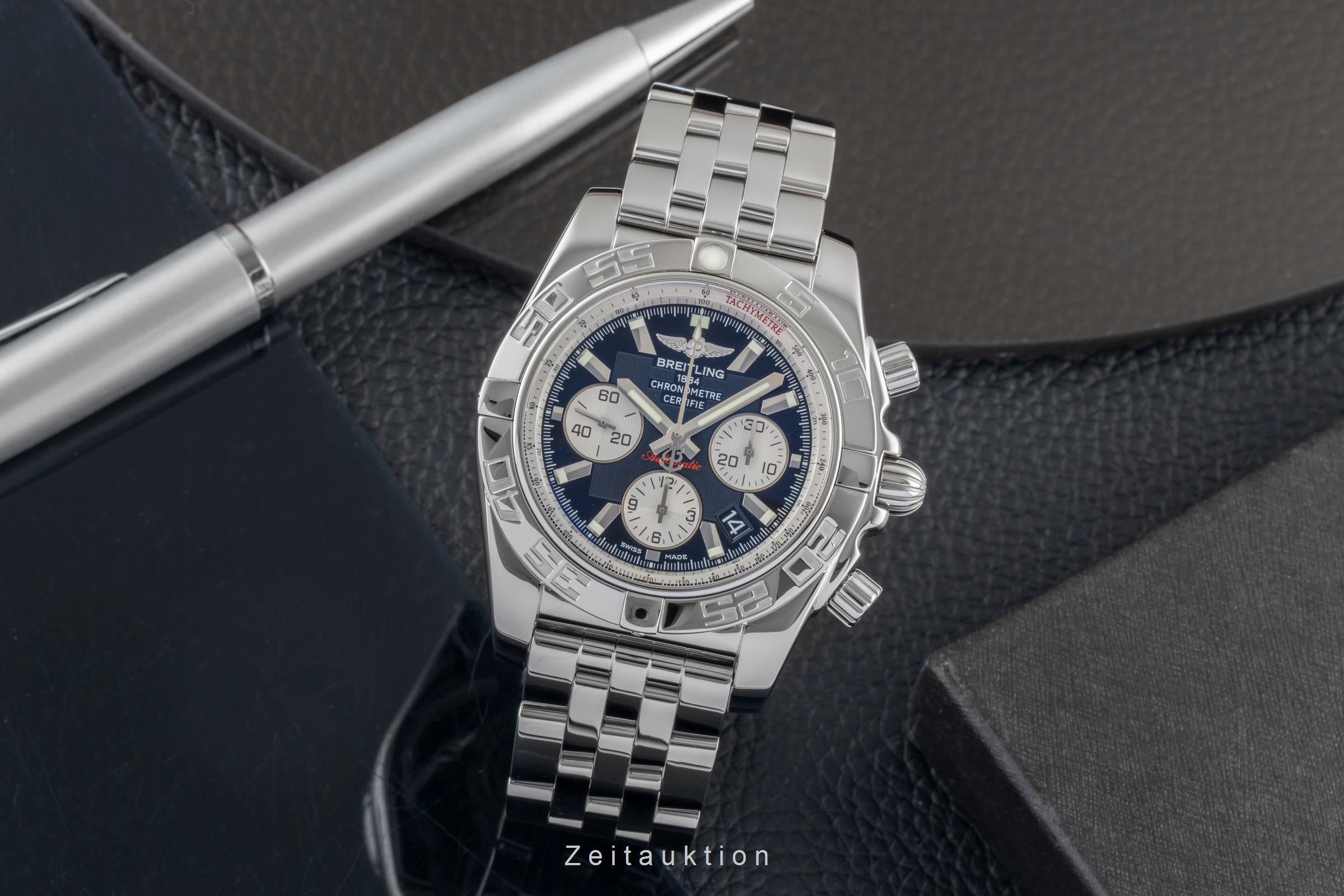 Breitling Chronomat 44 chronographe acier automatique montre pour hommes A011B67PA   AB0110  [2600239]