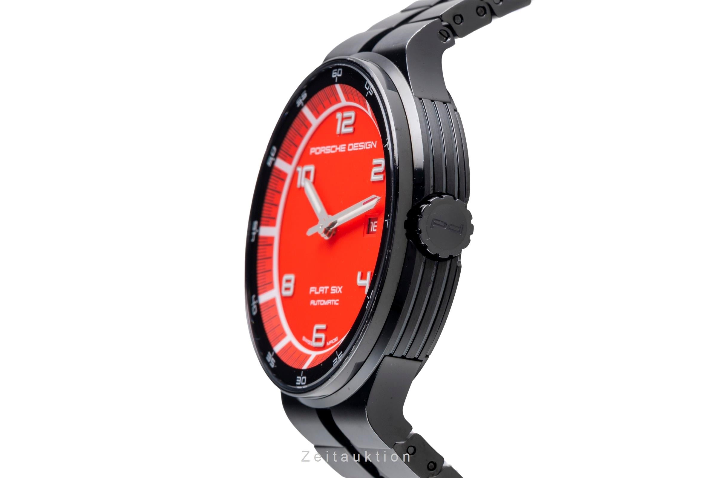 Porsche Design Flat Six Stahl Automatik Herrenuhr Ref. 6350.43.74.0275 B&P 2016 [2600243]