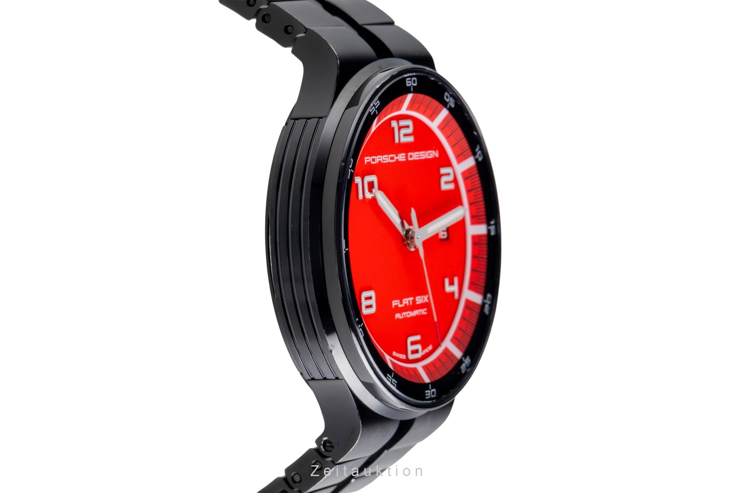 Porsche Design Flat Six Stahl Automatik Herrenuhr Ref. 6350.43.74.0275 B&P 2016 [2600243]