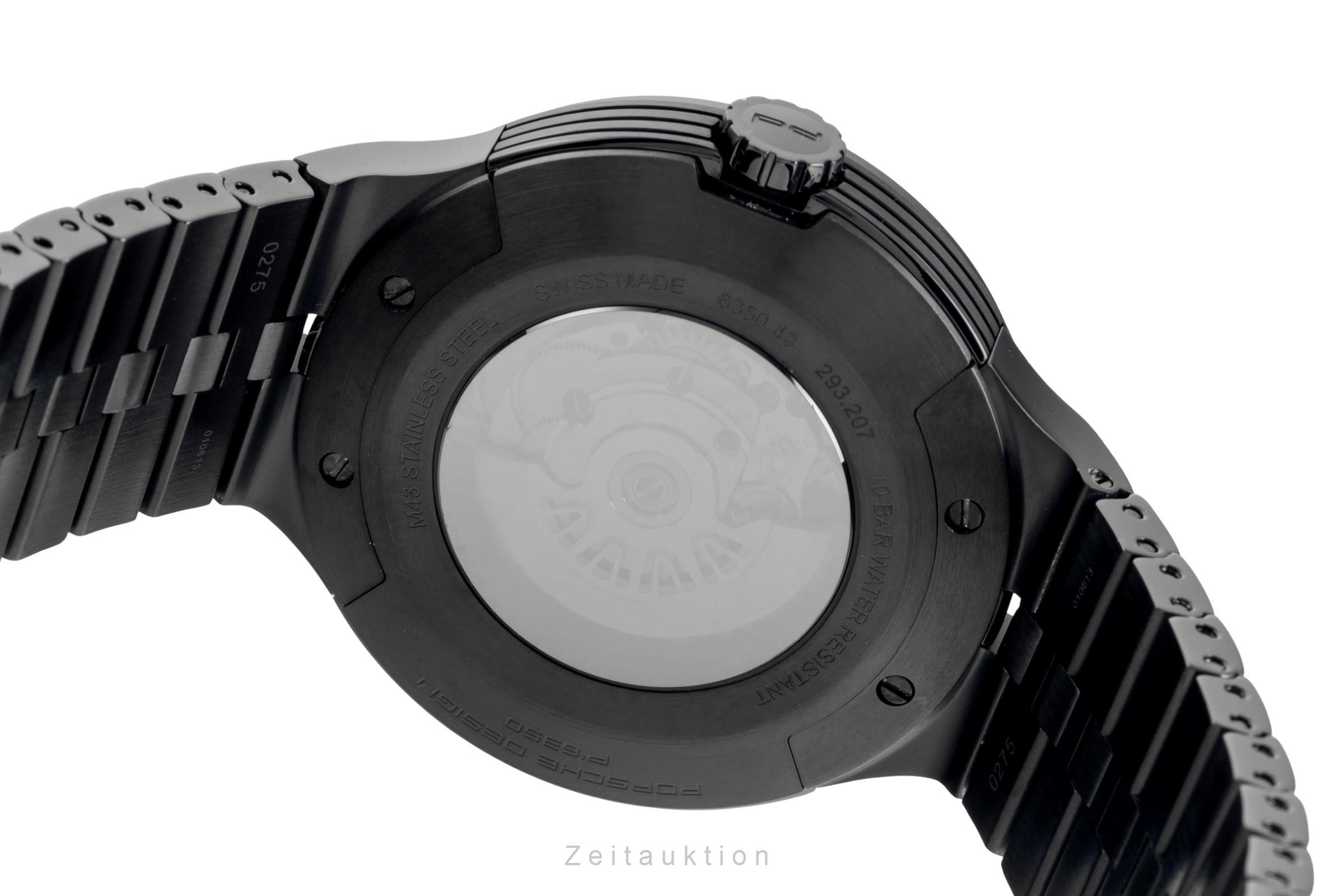 Porsche Design Flat Six Stahl Automatik Herrenuhr Ref. 6350.43.74.0275 B&P 2016 [2600243]