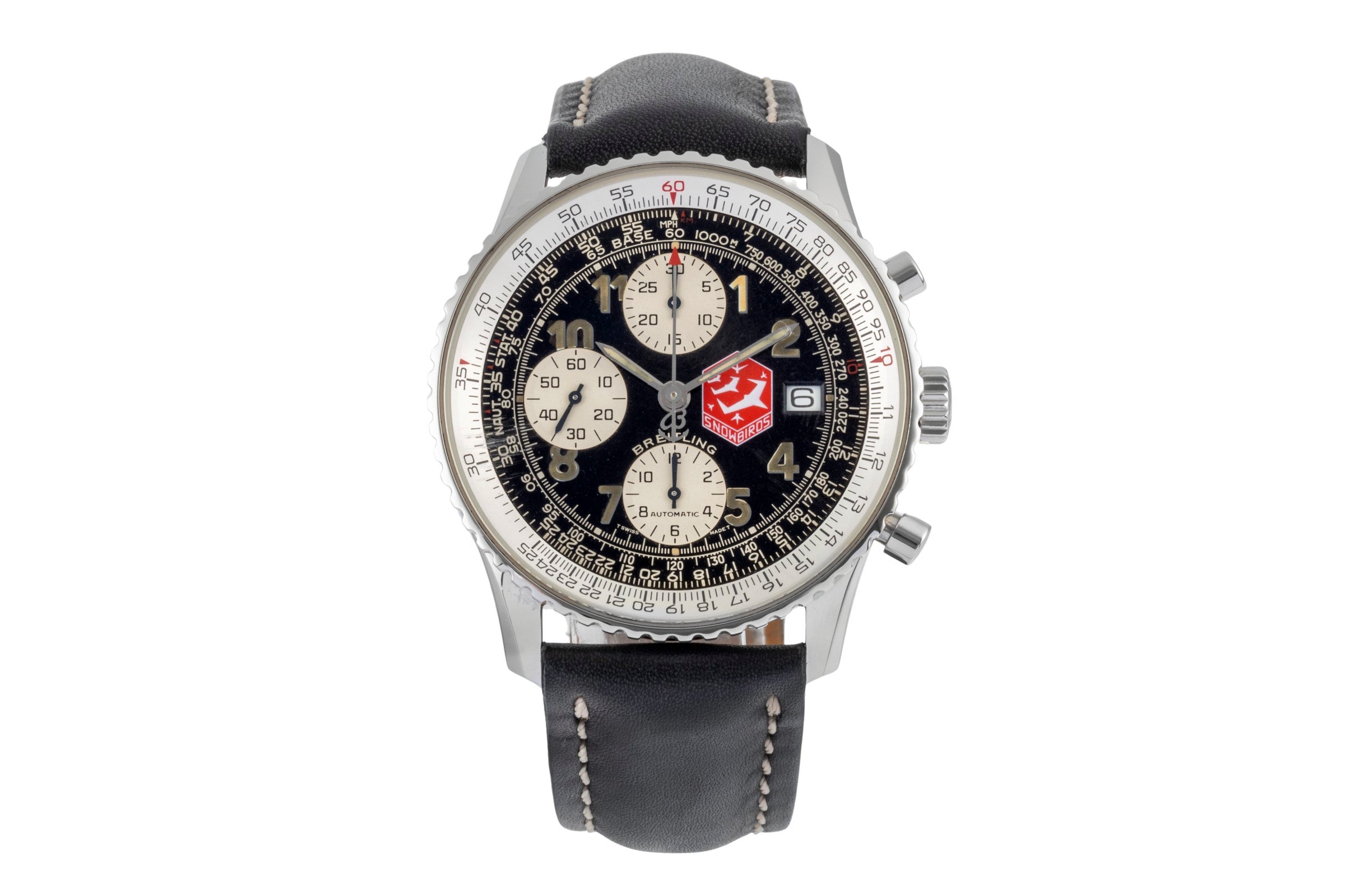 Breitling Old Navitimer chronograph steel automatic men's watch A130221611SB Limited  [2600244]