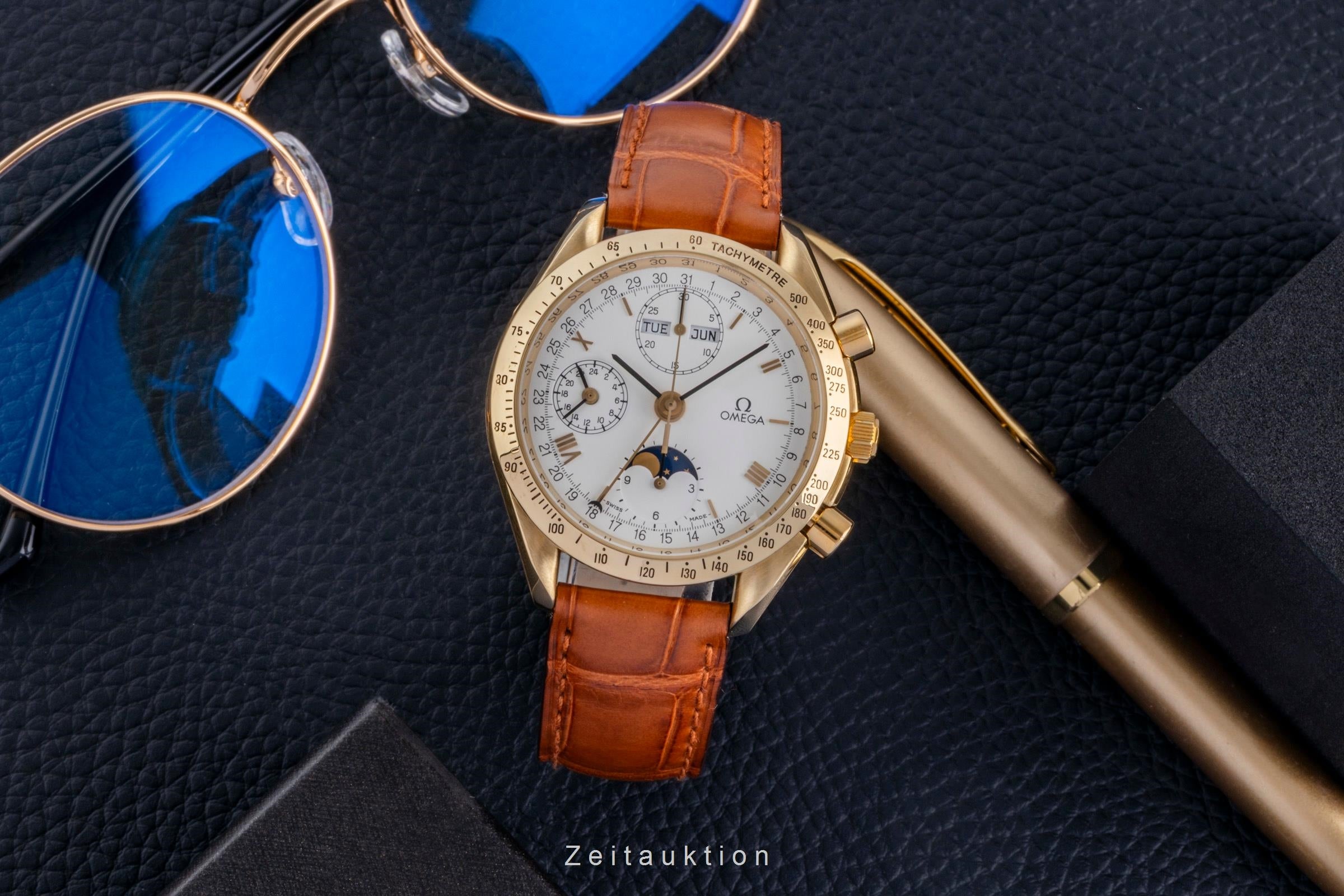 Omega Speedmaster cronógrafo oro de 18 quilates automático reloj para caballeros 3131.20  [2600252]