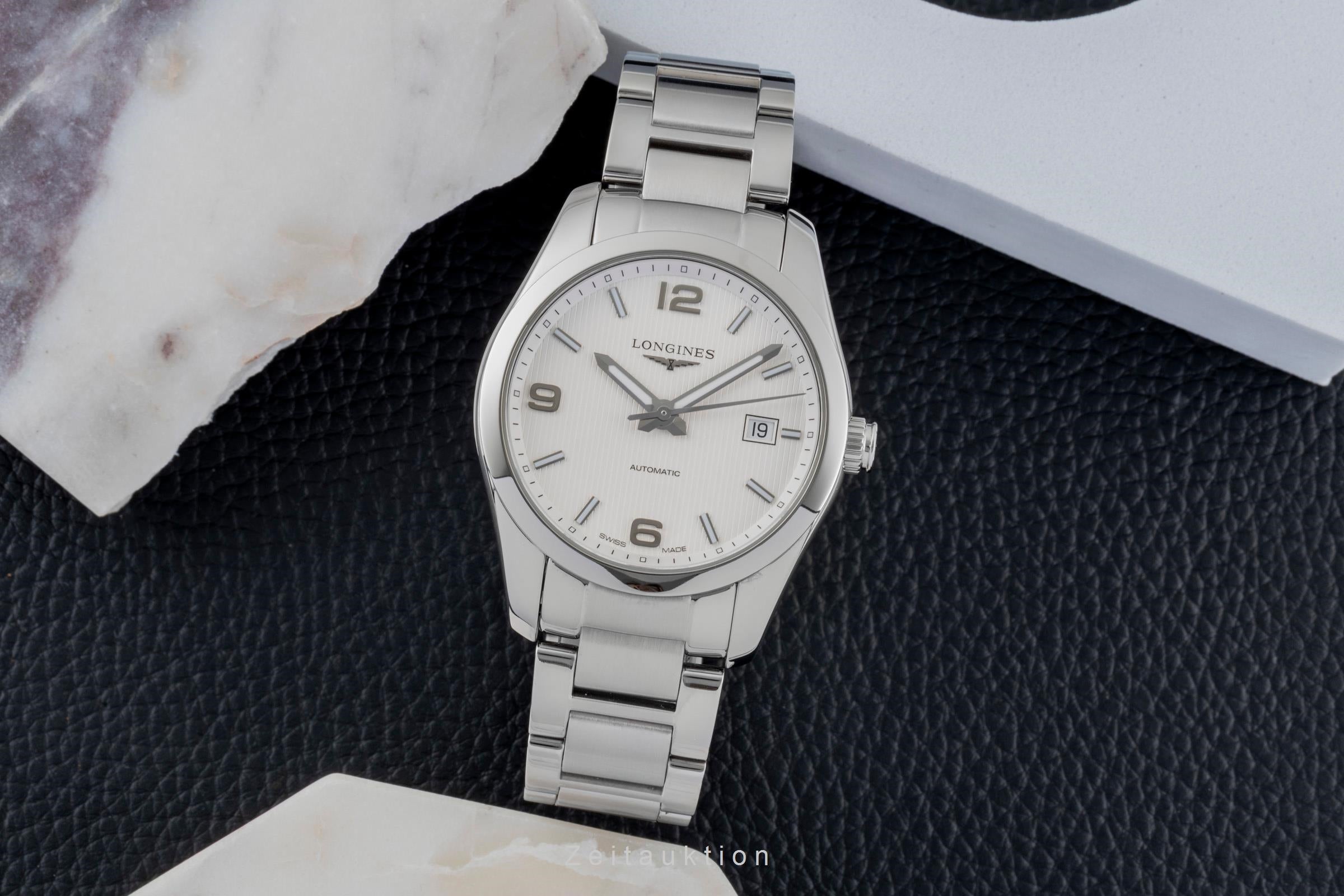 Longines Conquest acier automatique montre pour hommes L2.785.4.76.6  [2600255]