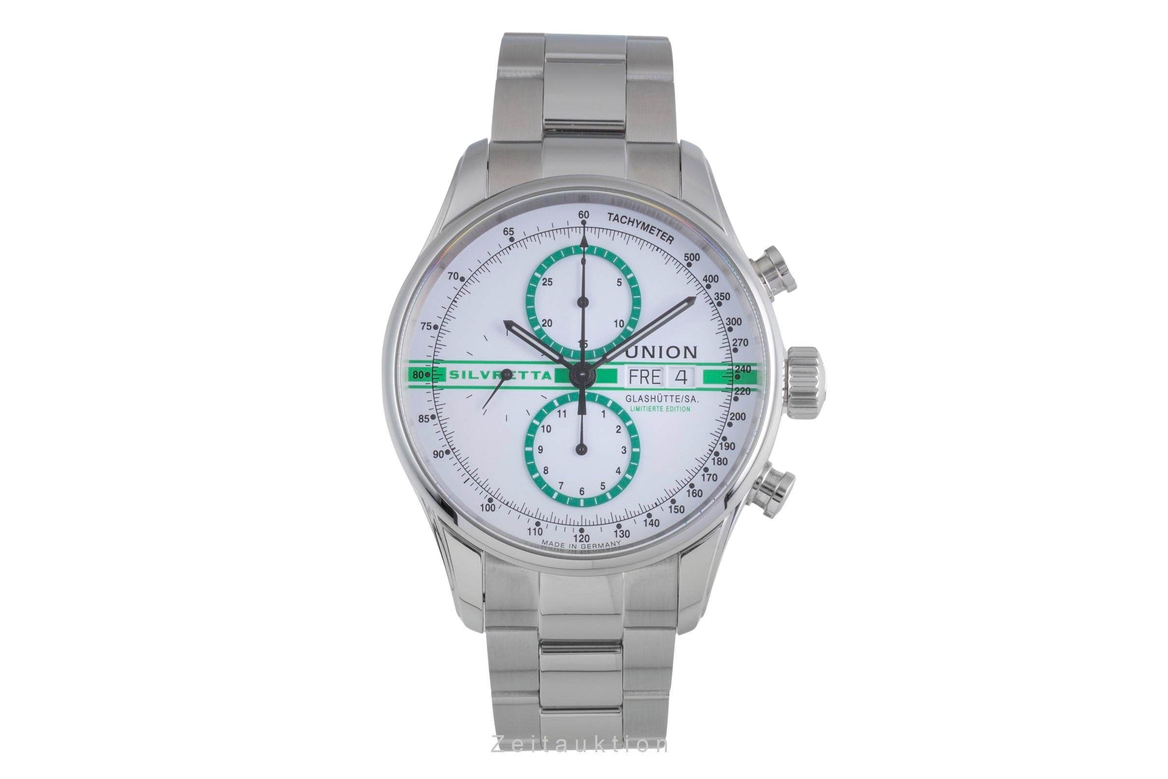 Union Glashütte Viro Chronograph Stahl Automatik Ref D011.414.16.010.09 Limited  [2600256]