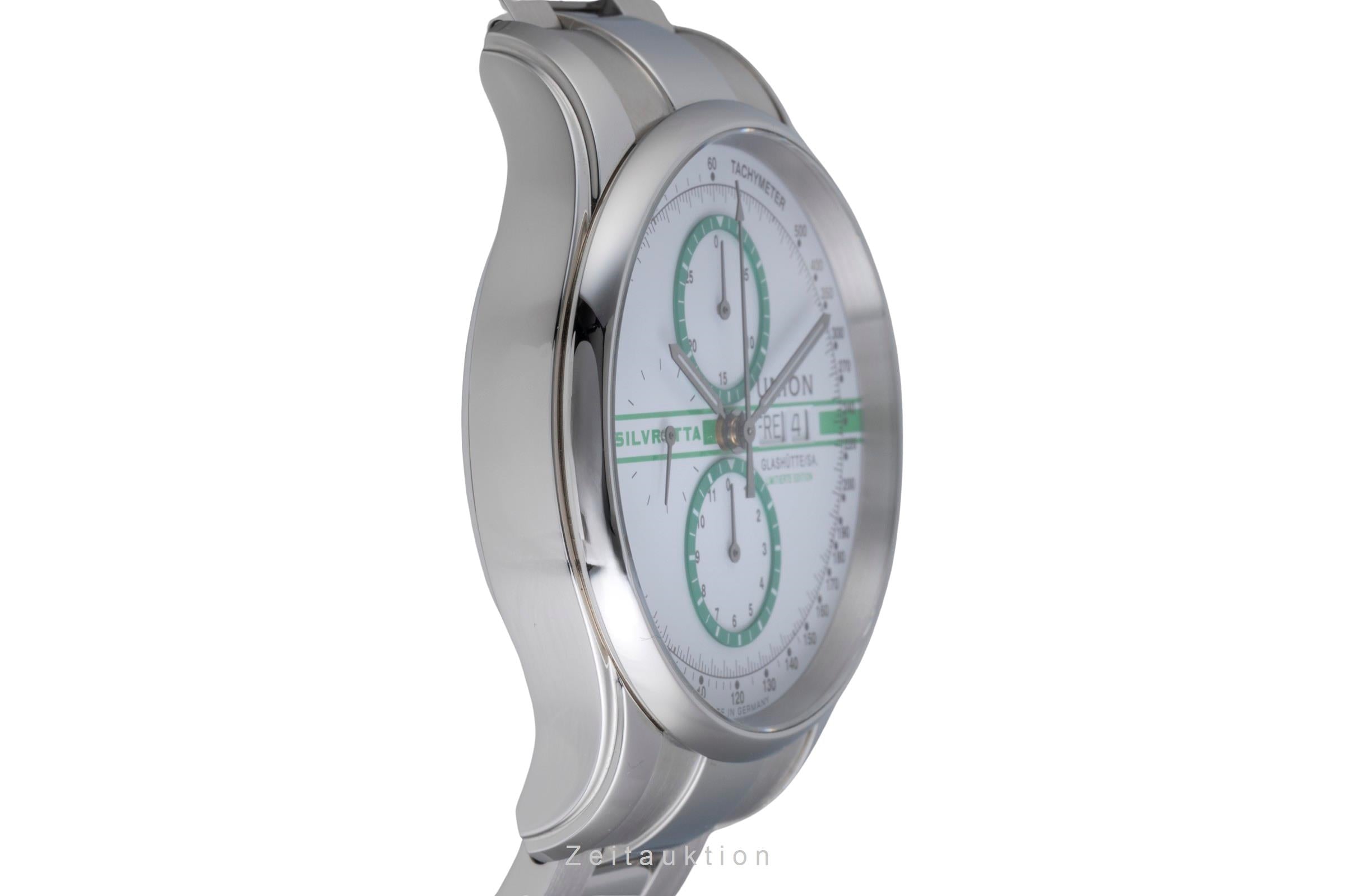 Union Glashütte Viro Chronograph Stahl Automatik Ref D011.414.16.010.09 Limited  [2600256]