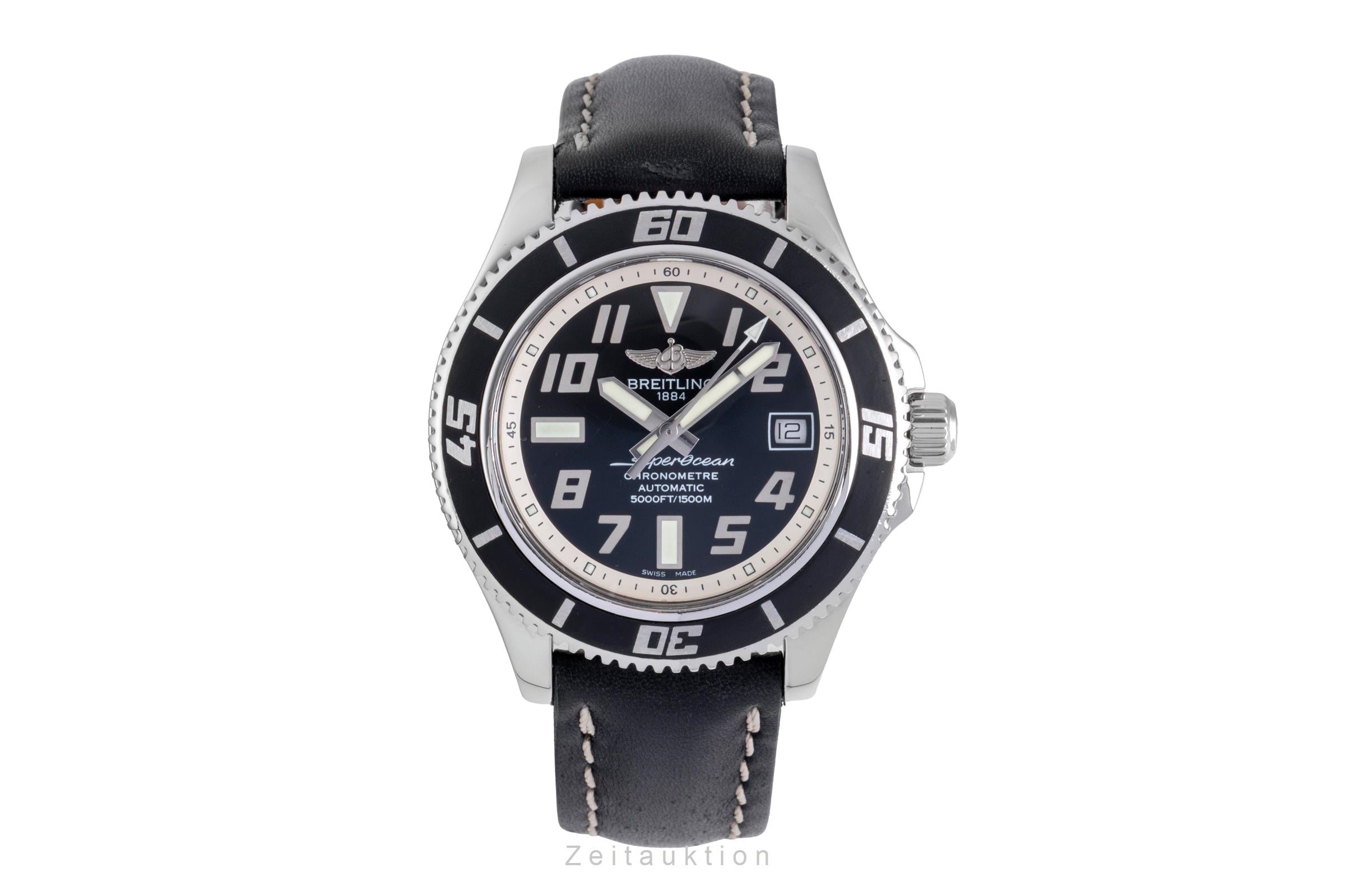 Breitling Superocean 42 Black Dial Edelstahl Automatik Herrenuhr Ref. A17364  [2600259]