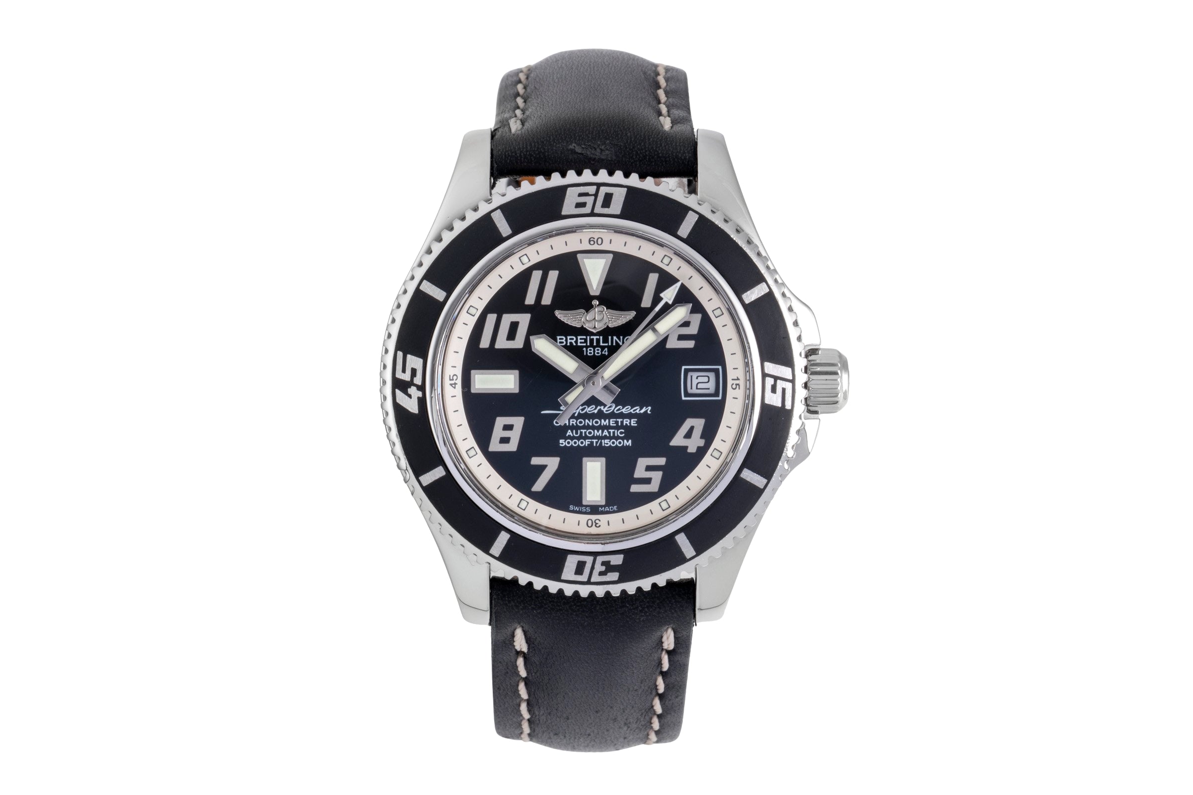 Breitling Superocean 42 Black Dial Edelstahl Automatik Herrenuhr Ref. A17364  [2600259]