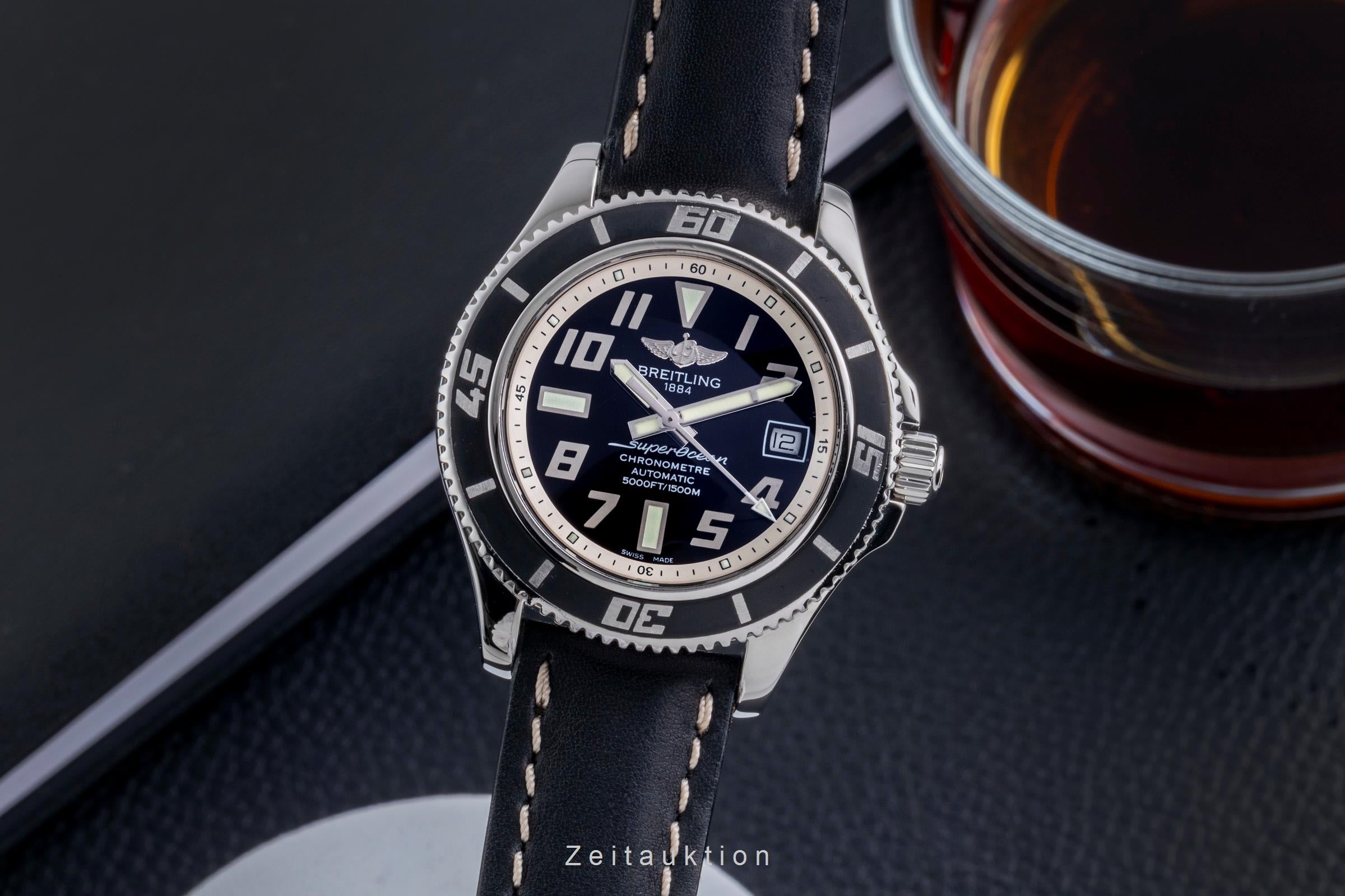 Breitling Superocean 42 Black Dial Edelstahl Automatik Herrenuhr Ref. A17364  [2600259]