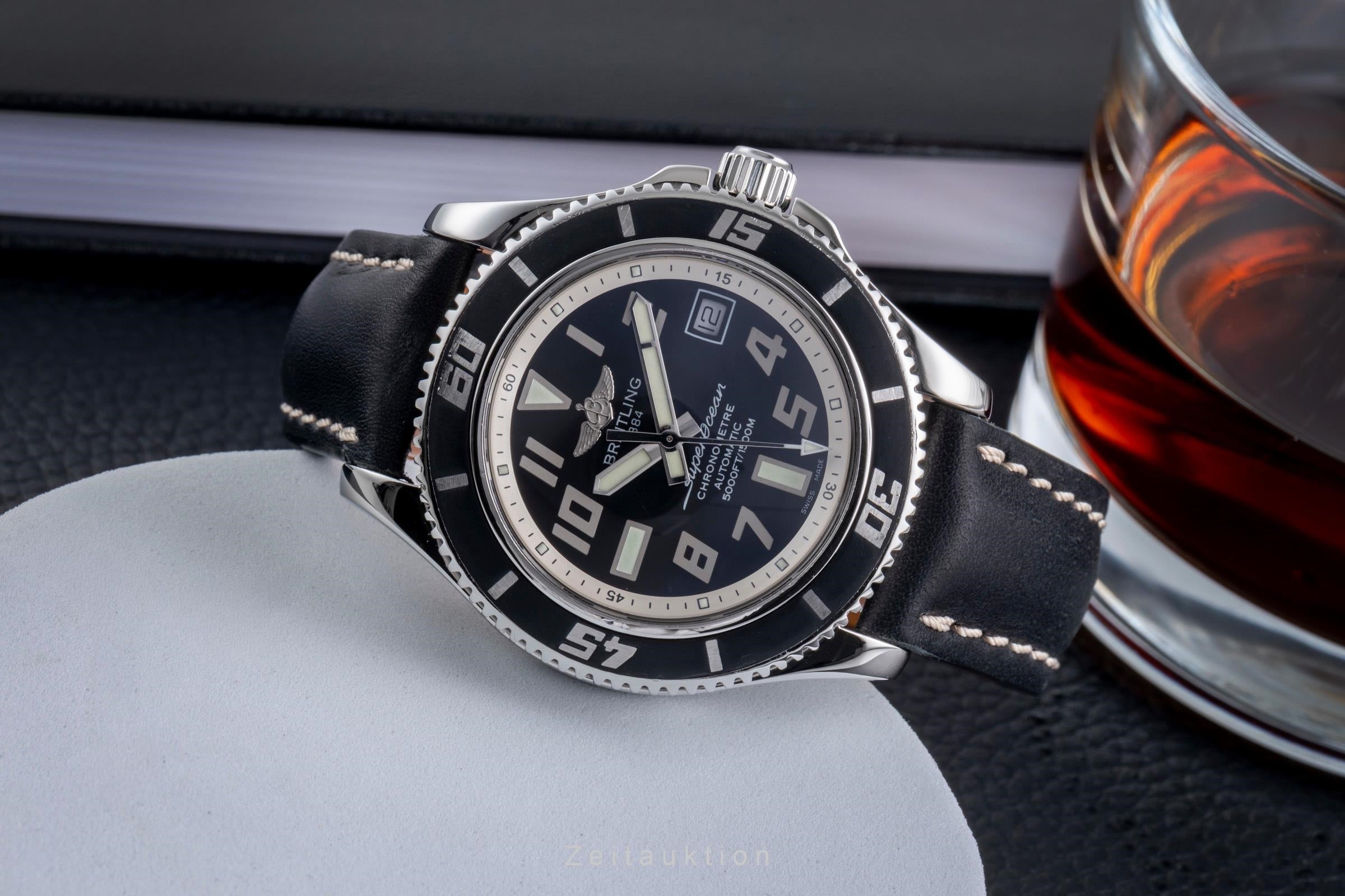 Breitling Superocean 42 Black Dial Edelstahl Automatik Herrenuhr Ref. A17364  [2600259]