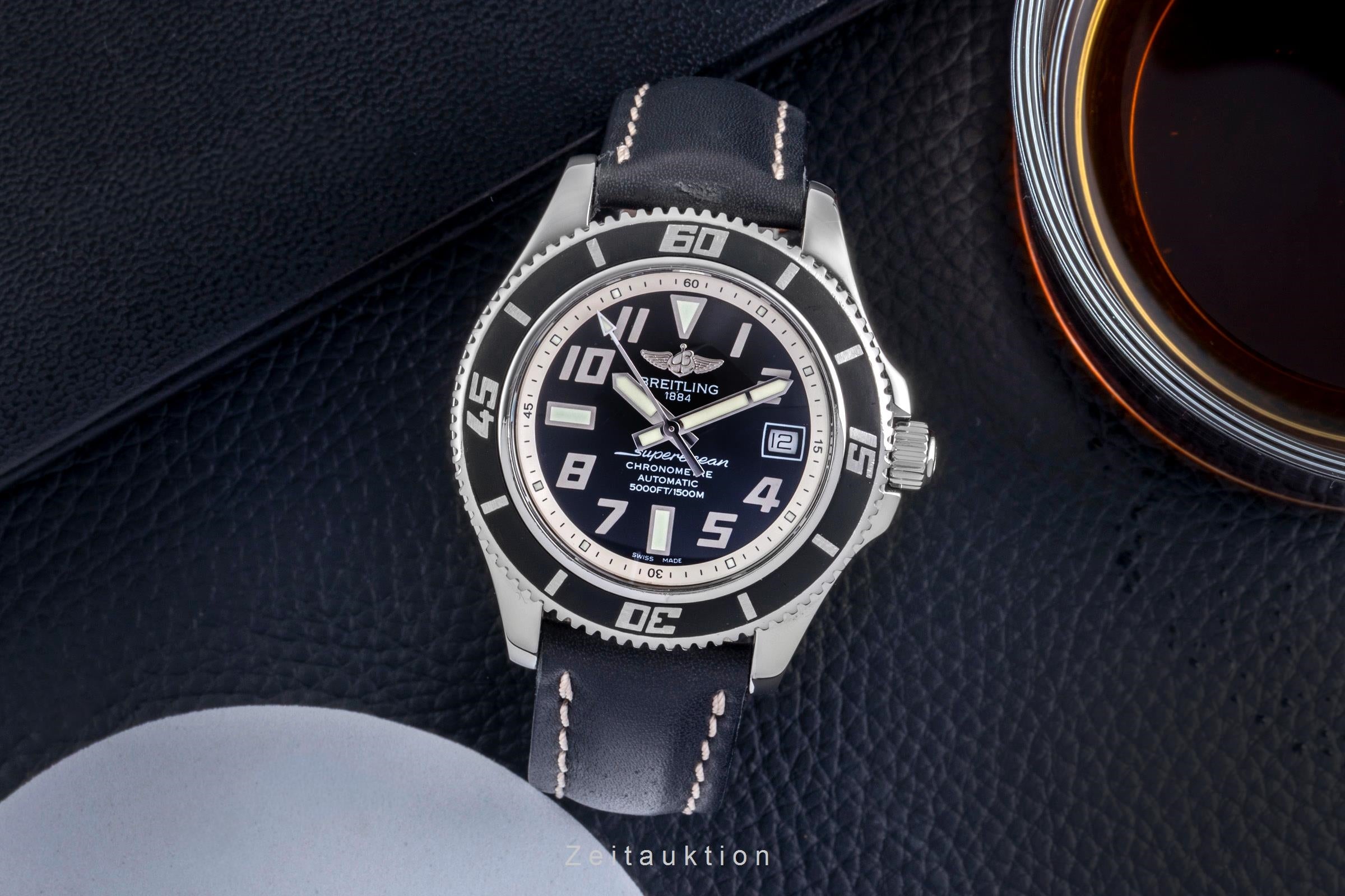 Breitling Superocean 42 Black Dial Edelstahl Automatik Herrenuhr Ref. A17364  [2600259]
