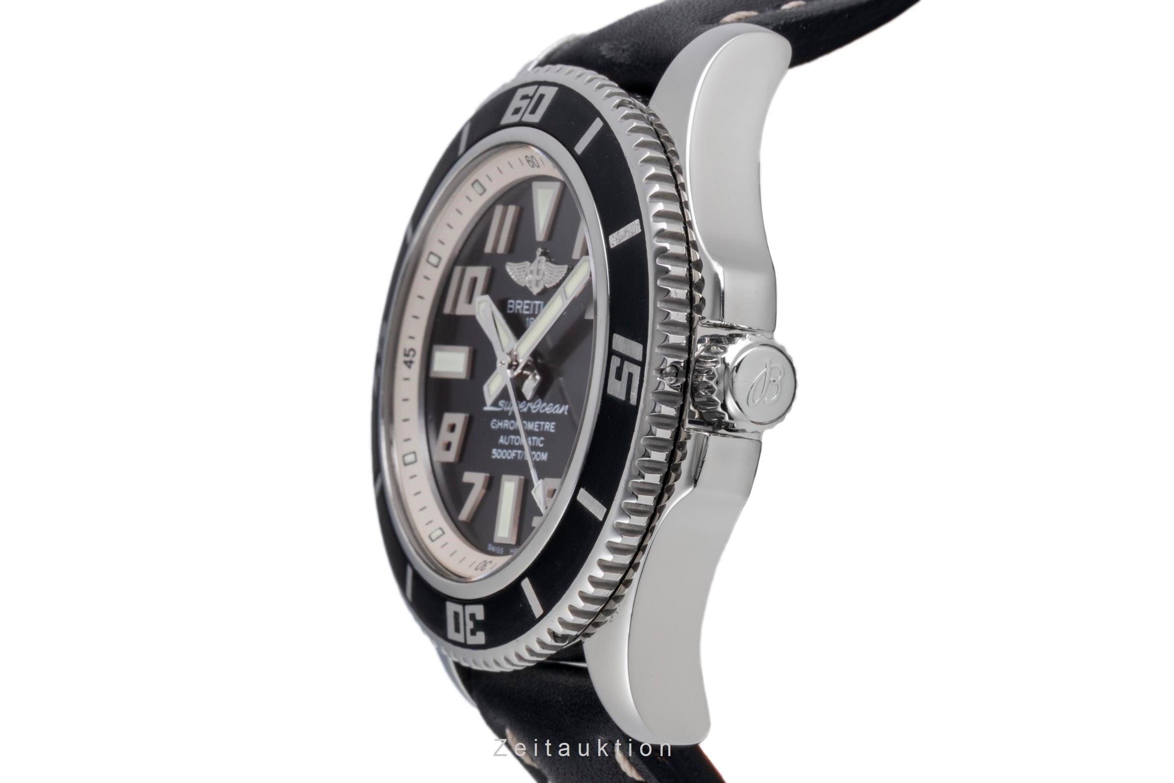 Breitling Superocean 42 Black Dial Edelstahl Automatik Herrenuhr Ref. A17364  [2600259]