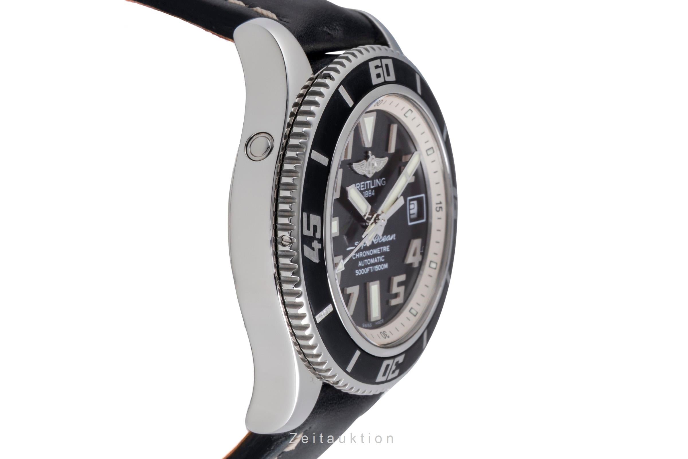 Breitling Superocean 42 Black Dial Edelstahl Automatik Herrenuhr Ref. A17364  [2600259]