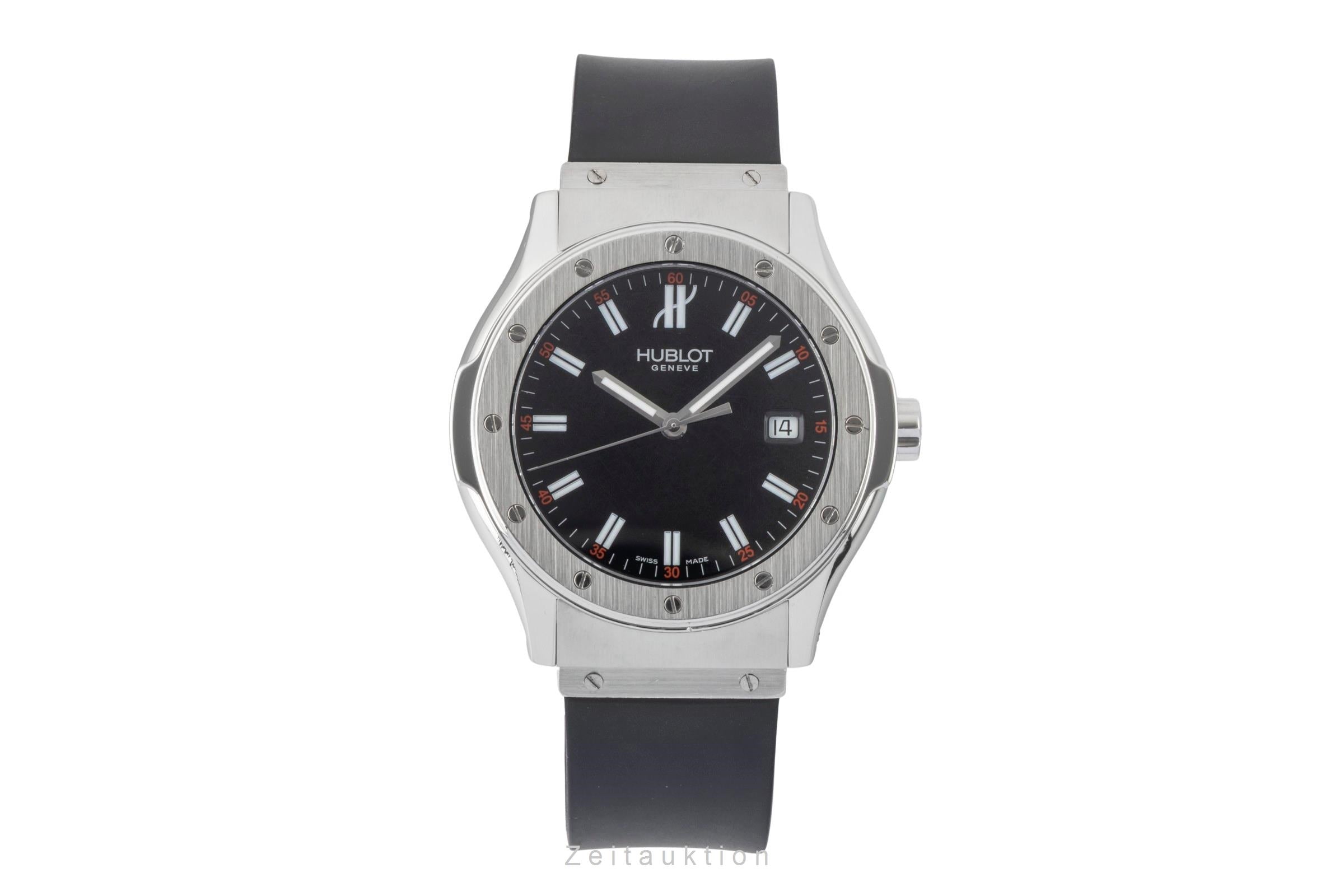 Hublot Classic Date Edelstahl Quarz Herrenuhr Ref. B.1905-1 Klassiker [2600261]