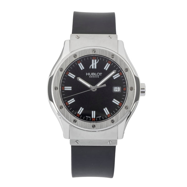 Hublot Classic Date Edelstahl Quarz Herrenuhr Ref. B.1905-1 Klassiker [2600261]
