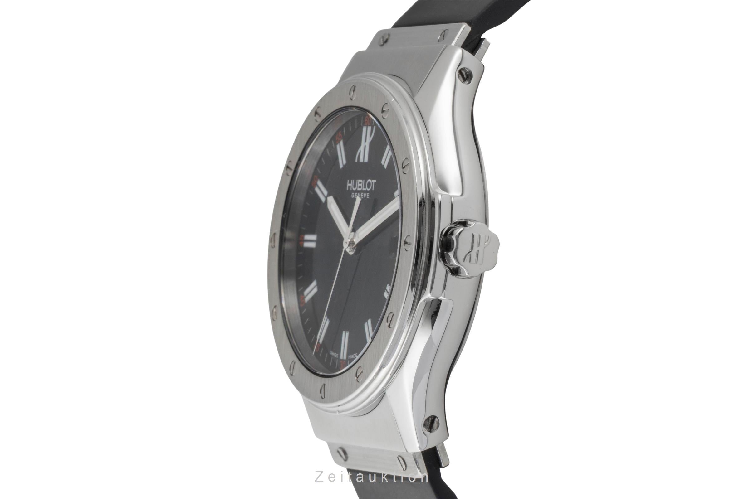 Hublot Classic Date Edelstahl Quarz Herrenuhr Ref. B.1905-1 Klassiker [2600261]