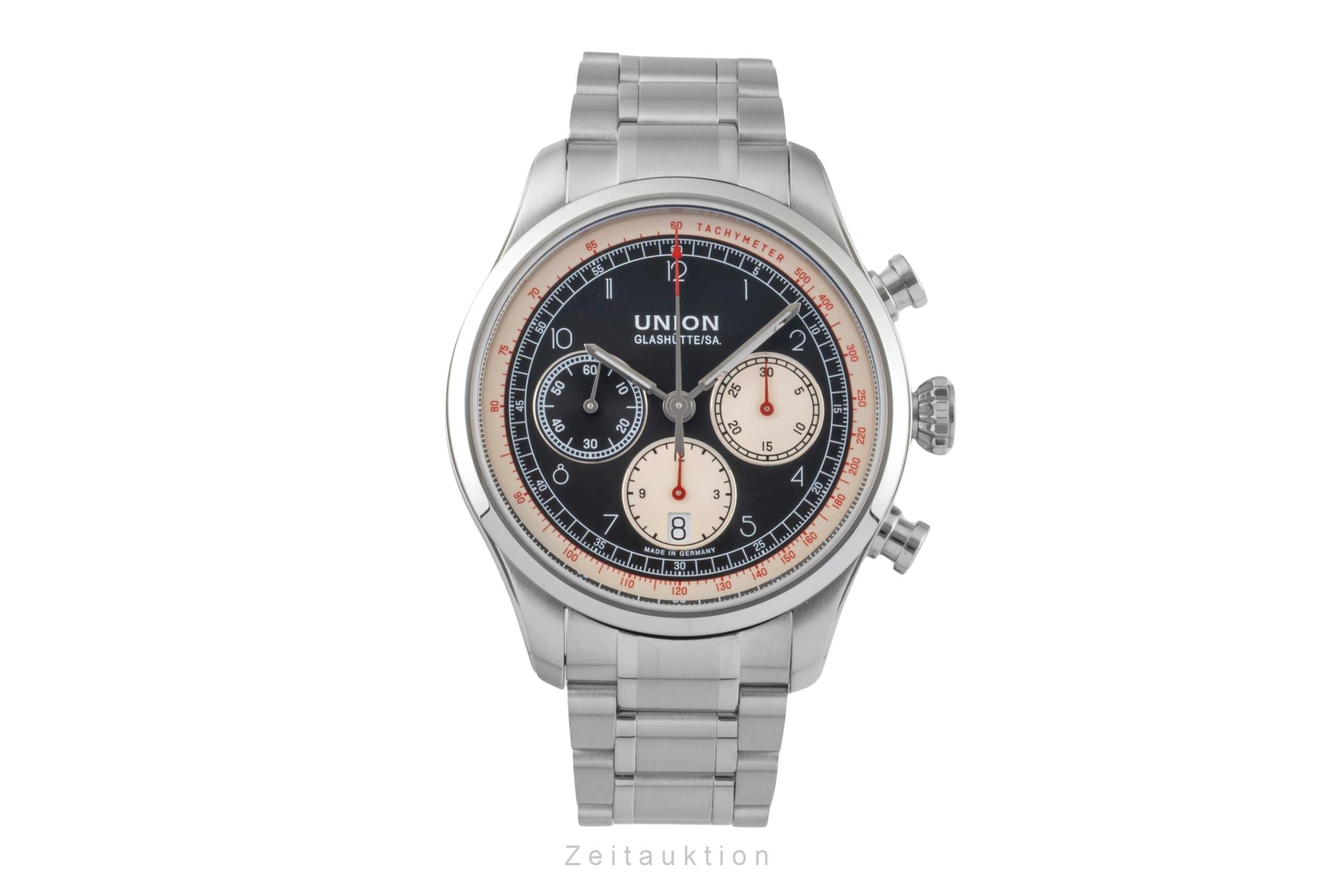 Union Glashütte Belisar Chronograph Stahl Ref. D009.427.16.052.00 B&P 2022 [2600263]