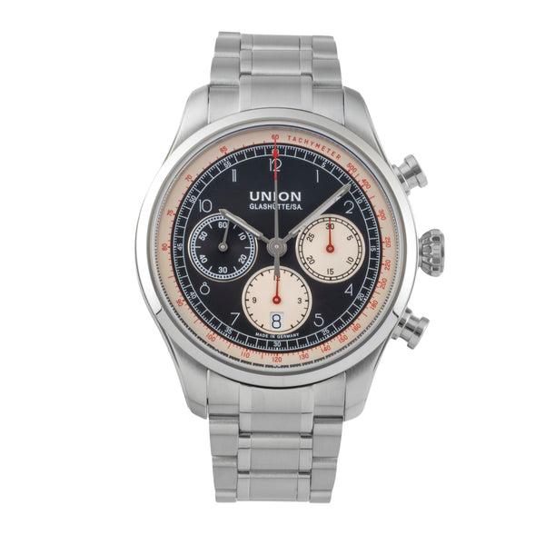 Union Glashütte Belisar Chronograph Stahl Ref. D009.427.16.052.00 B&P 2022 [2600263]