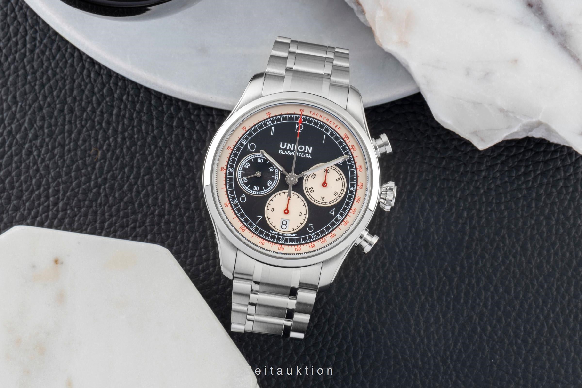 Union Glashütte Belisar Chronograph Stahl Ref. D009.427.16.052.00 B&P 2022 [2600263]