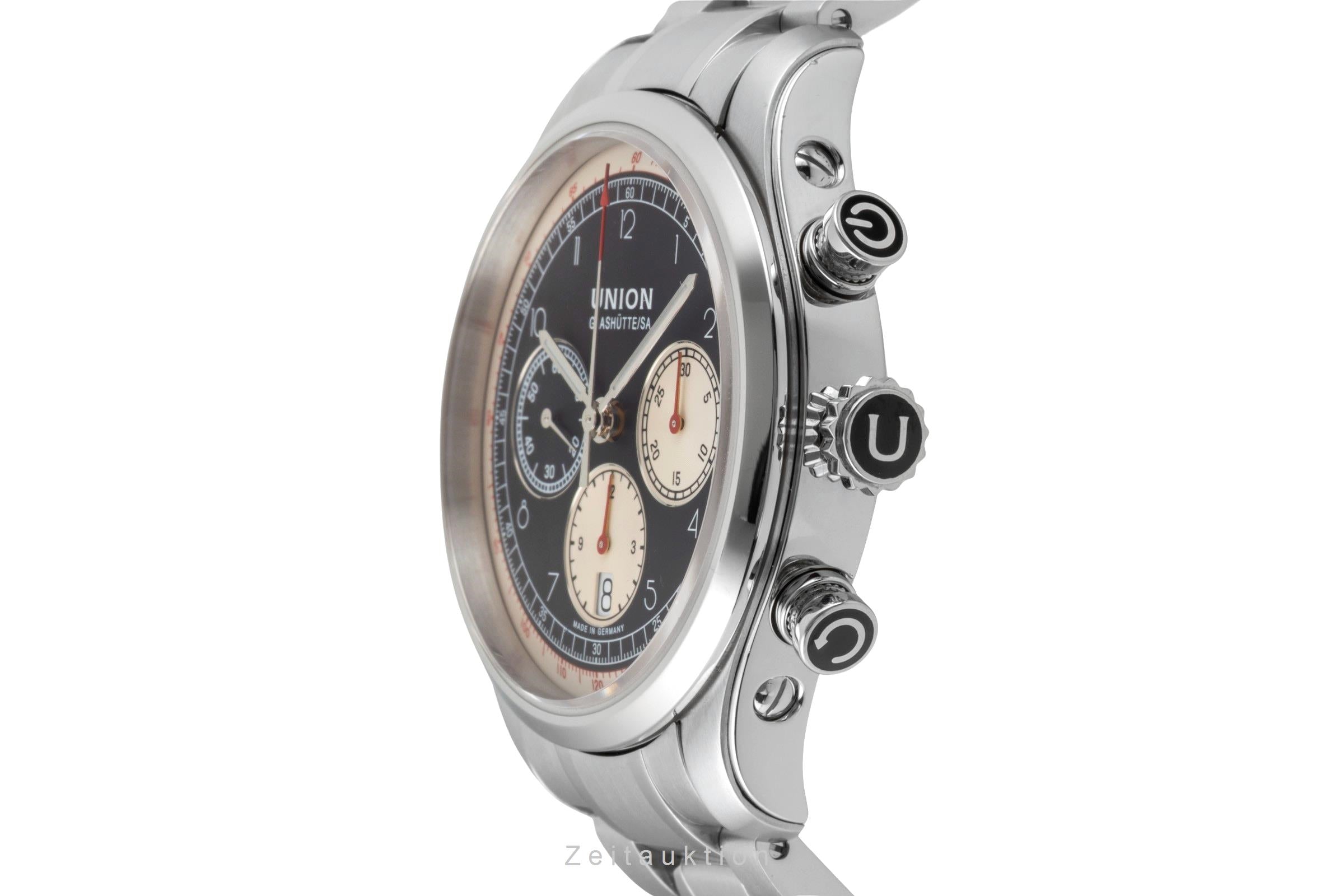 Union Glashütte Belisar Chronograph Stahl Ref. D009.427.16.052.00 B&P 2022 [2600263]