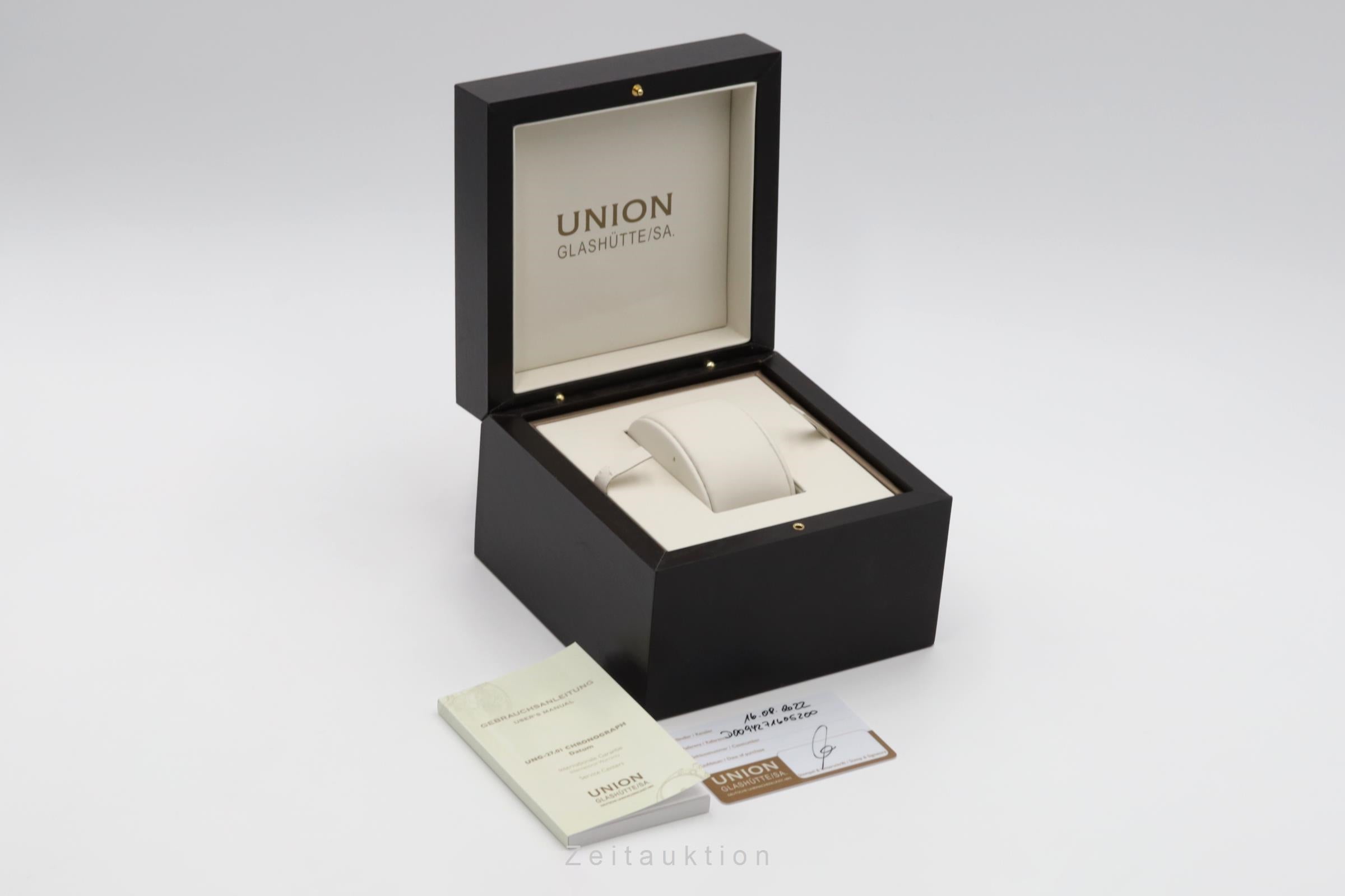 Union Glashütte Belisar Chronograph Stahl Ref. D009.427.16.052.00 B&P 2022 [2600263]