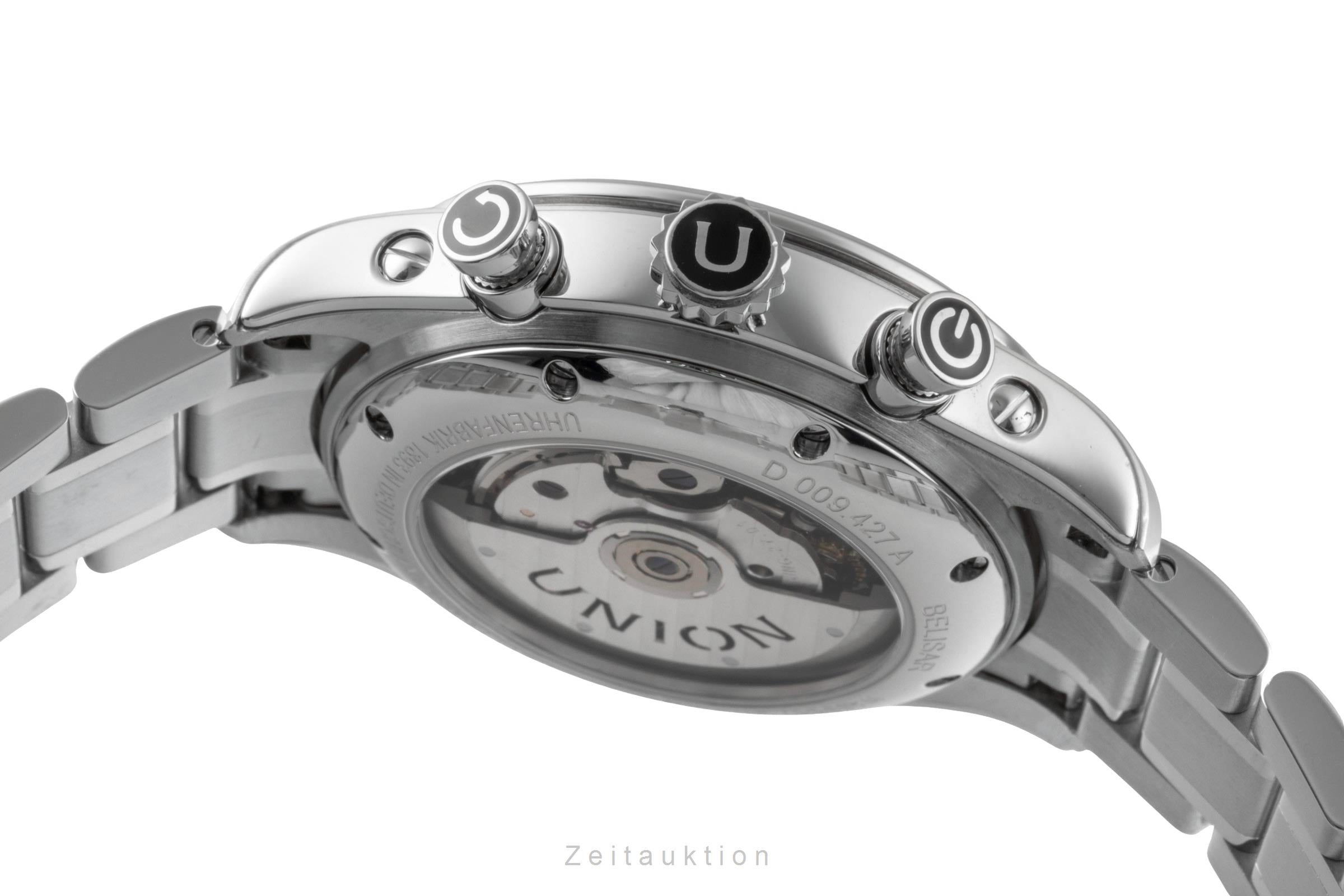 Union Glashütte Belisar Chronograph Stahl Ref. D009.427.16.052.00 B&P 2022 [2600263]