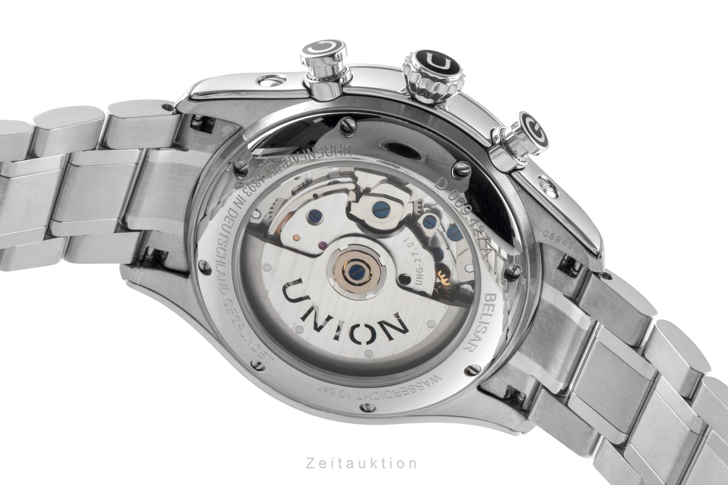Union Glashütte Belisar Chronograph Stahl Ref. D009.427.16.052.00 B&P 2022 [2600263]