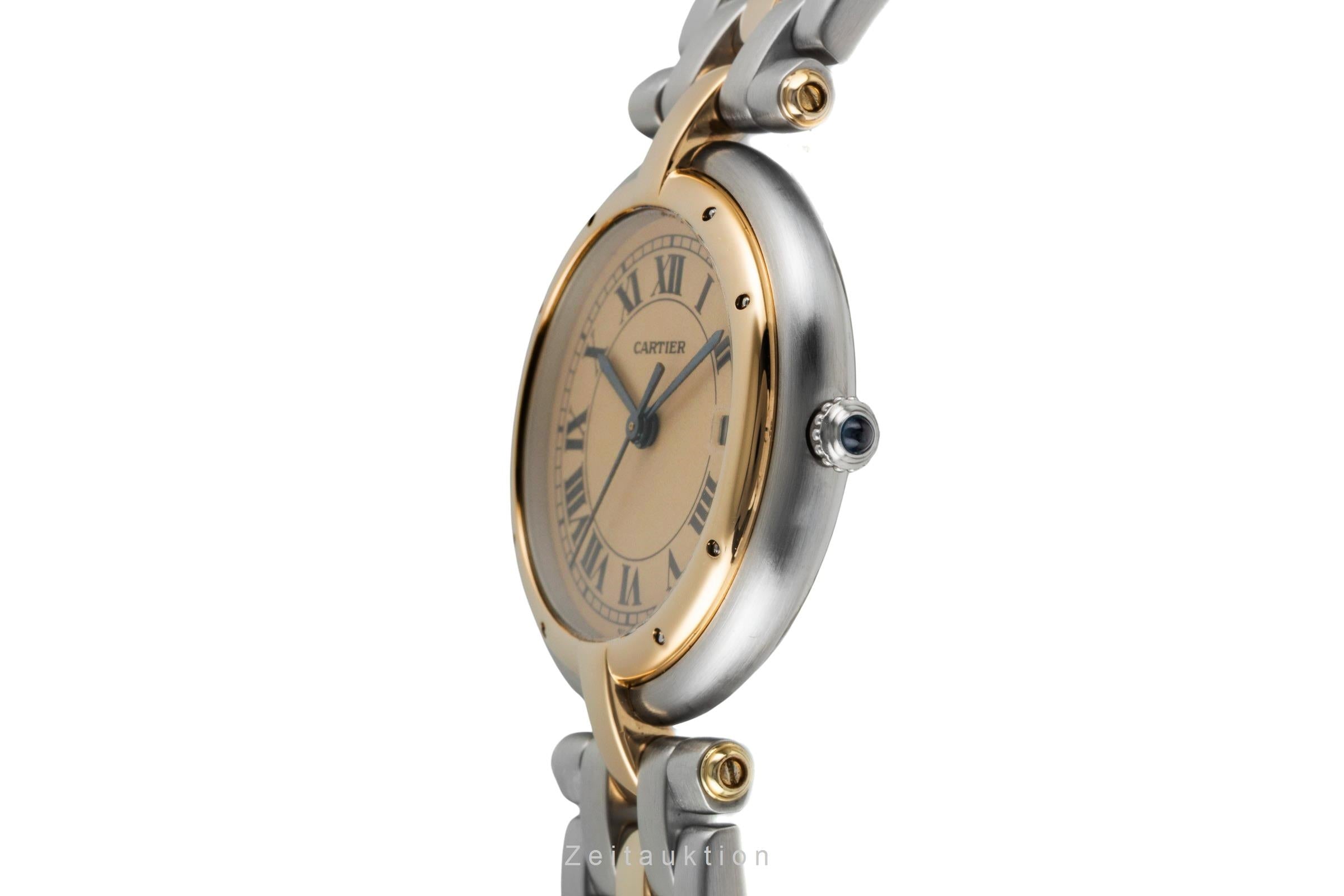 Cartier Panthere acero / oro cuarzo reloj para damas  183964  [2600266]