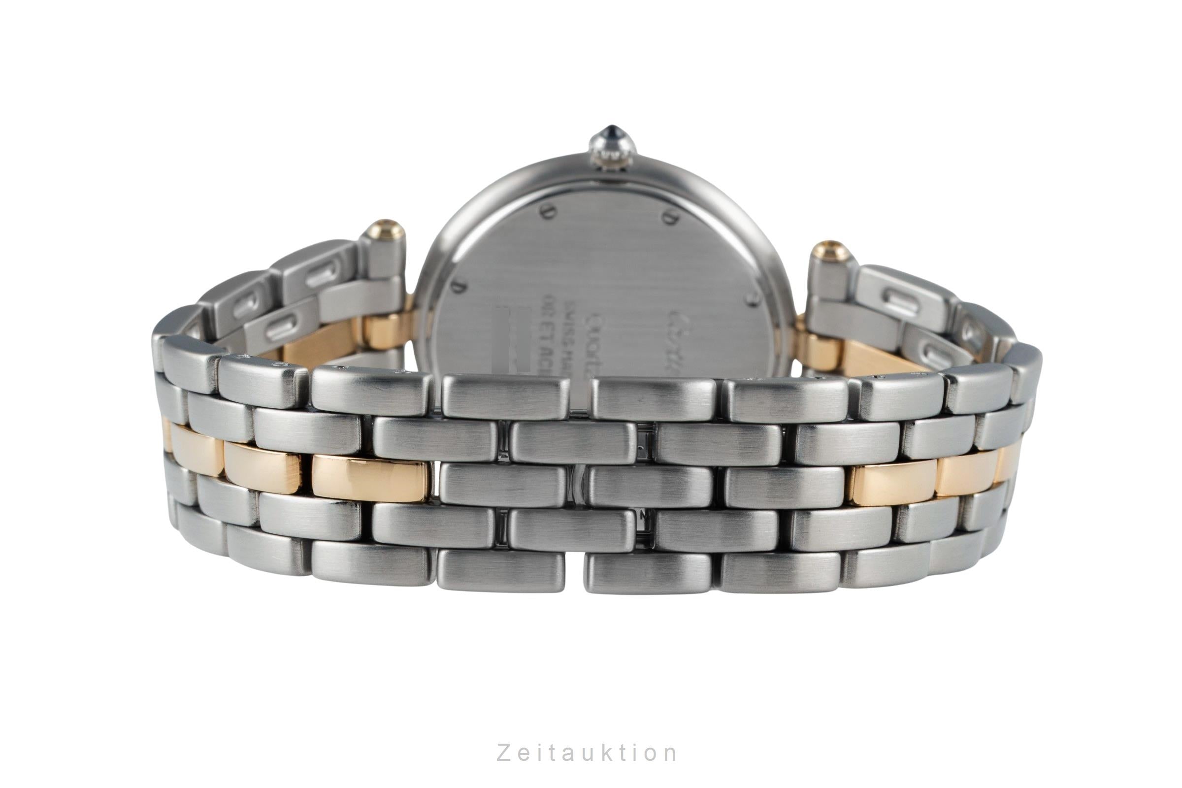 Cartier Panthere acero / oro cuarzo reloj para damas  183964  [2600266]