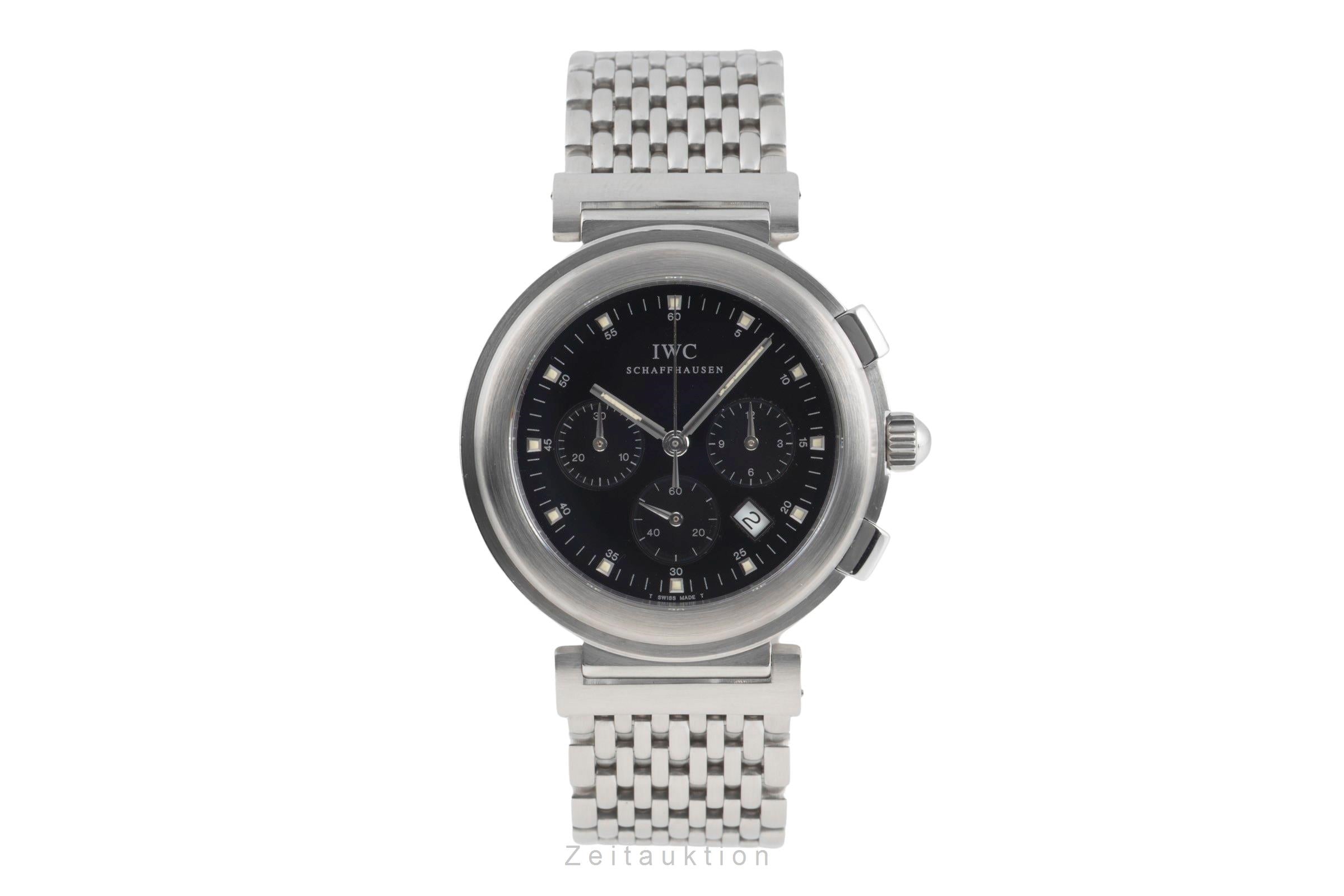 IWC Da Vinci chronograph steel quartz men's watch IW3728-05  [2600268]