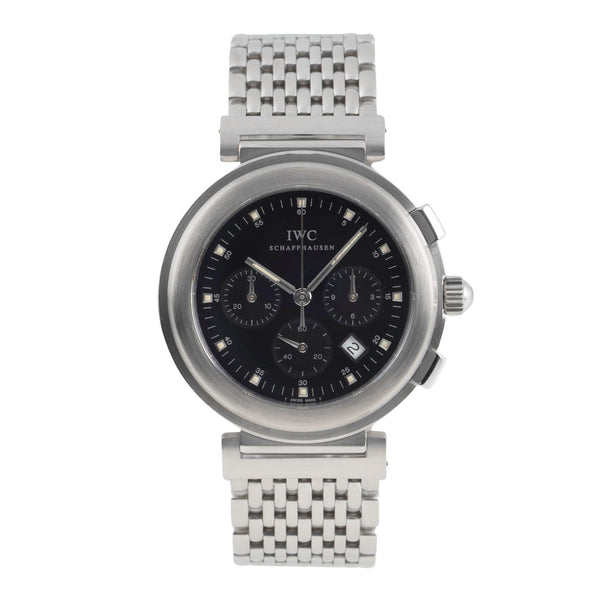 IWC Da Vinci chronograph steel quartz men's watch IW3728-05  [2600268]
