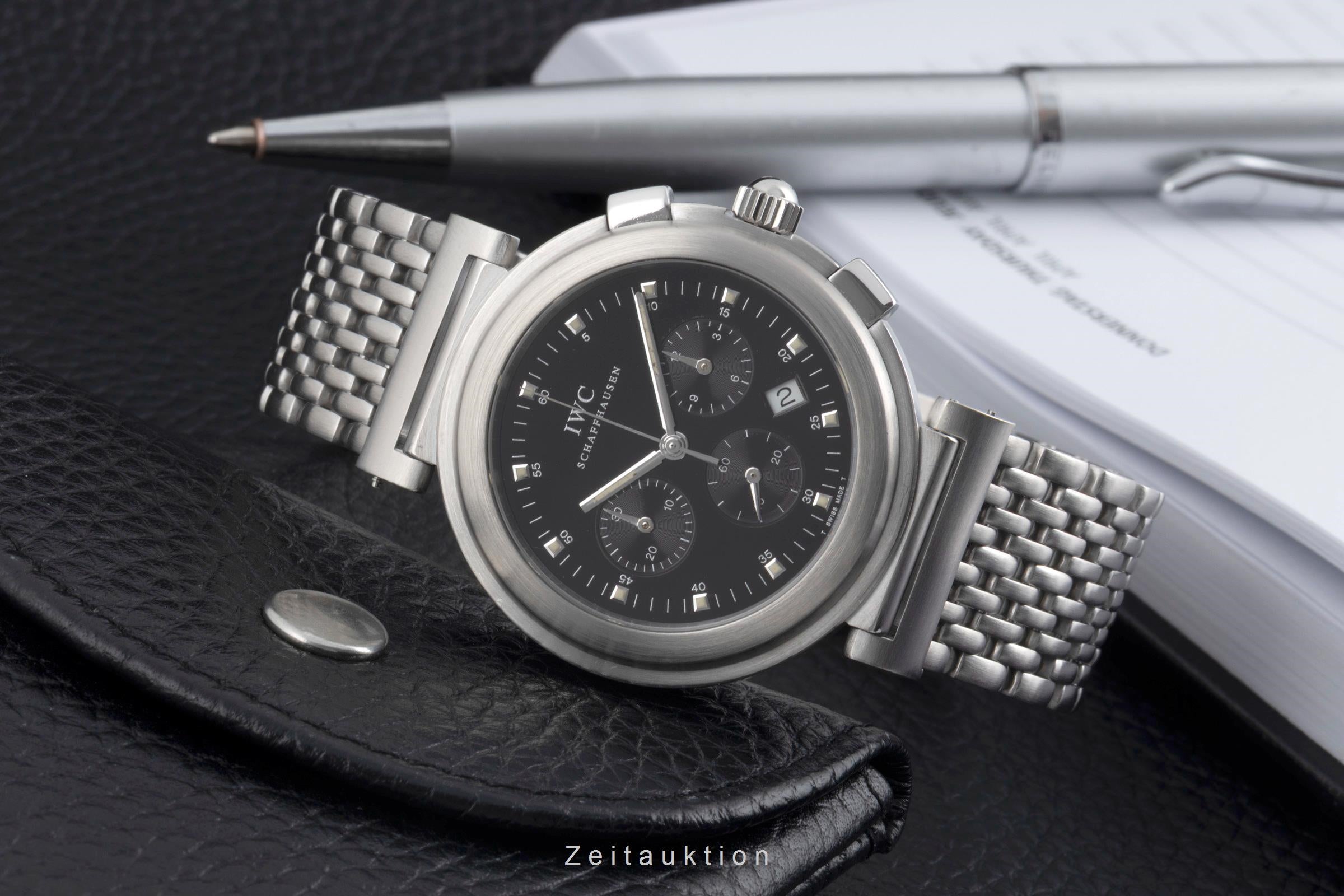 IWC Da Vinci chronograph steel quartz Kal. 631 Ref. IW3728-05
