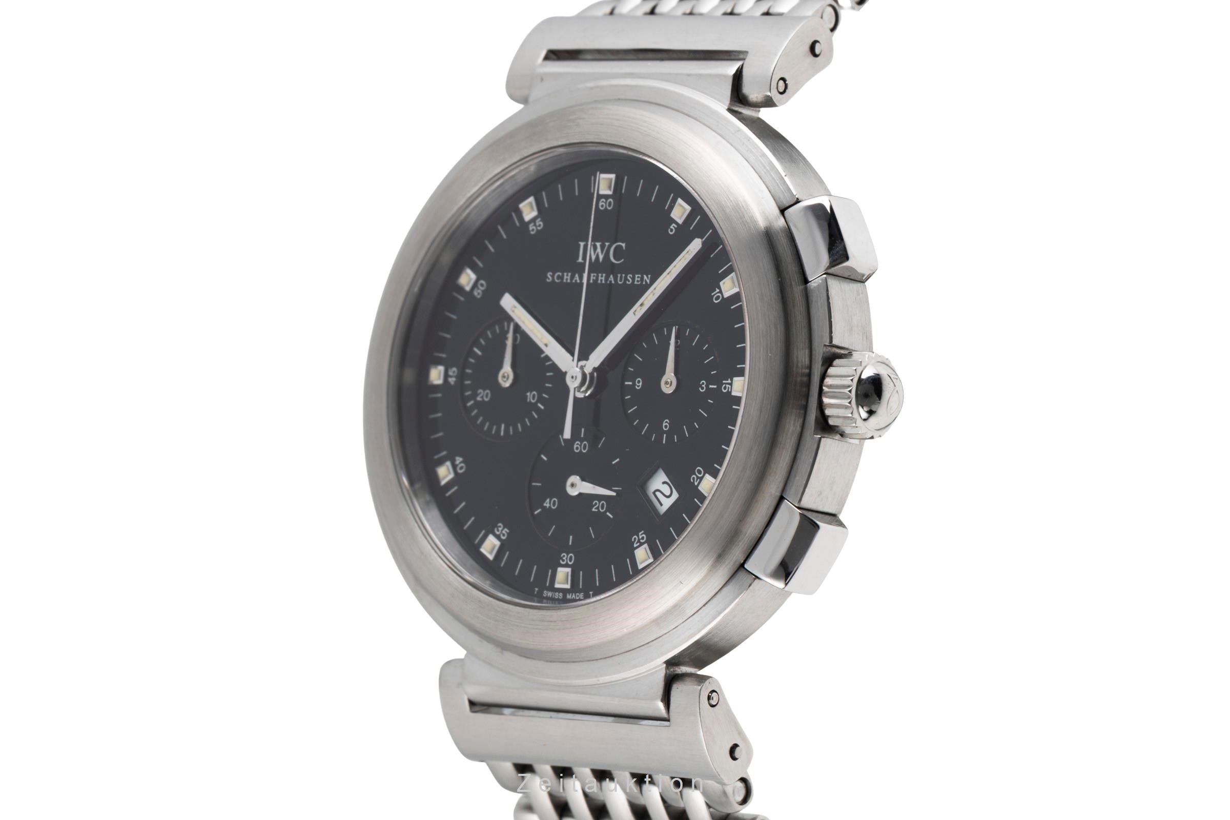 IWC Da Vinci chronograph steel quartz men's watch IW3728-05  [2600268]